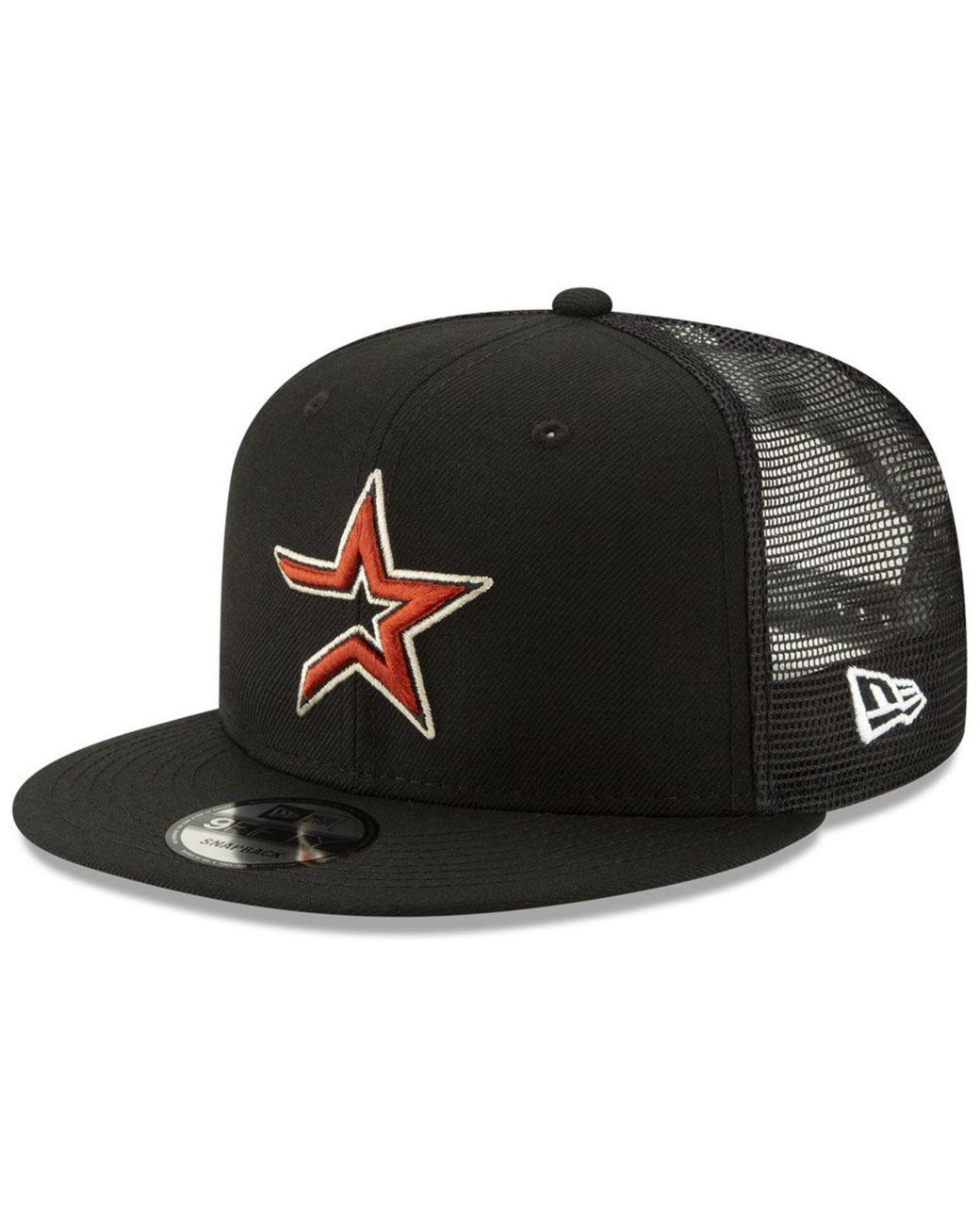 KTZ Houston Astros Coop All Day Mesh Back 9fifty Snapback Cap in Black ...