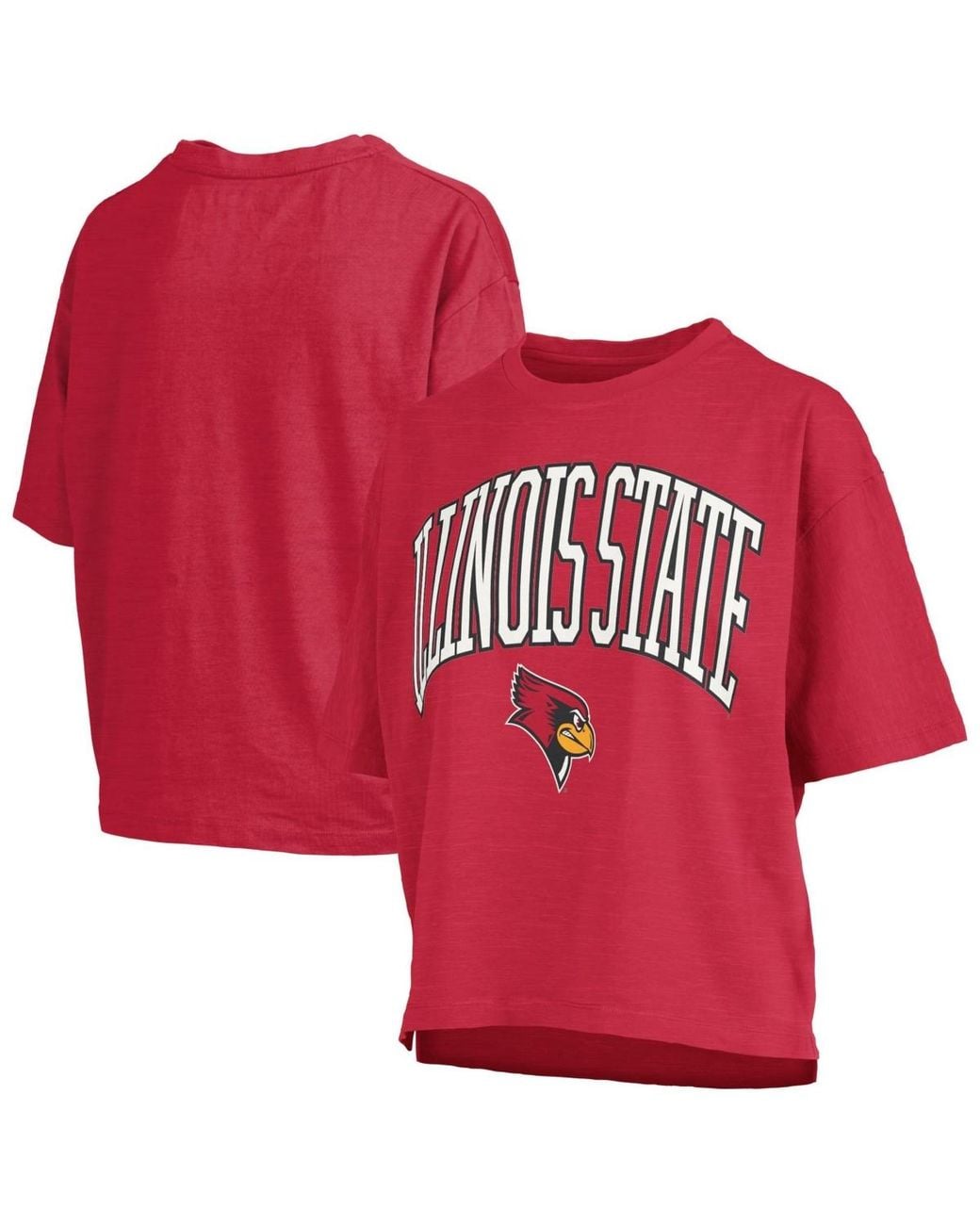 Pressbox Illinois State Birds Oversized Nelson Arch Over Logo Slub T ...