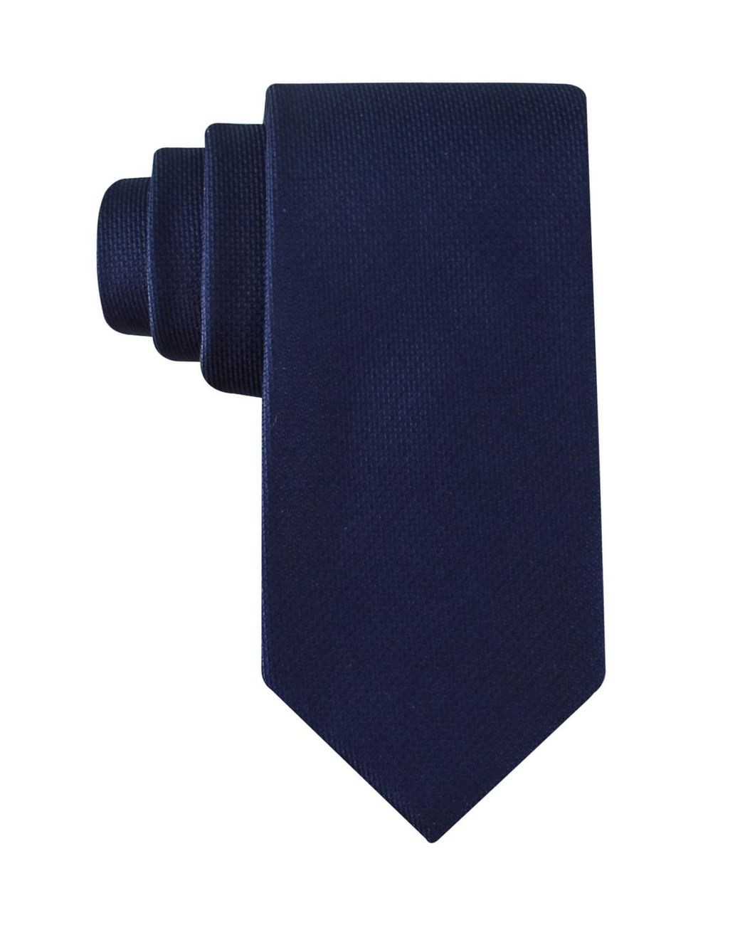Calvin Klein Blue Solid Silk Classic Tie for men