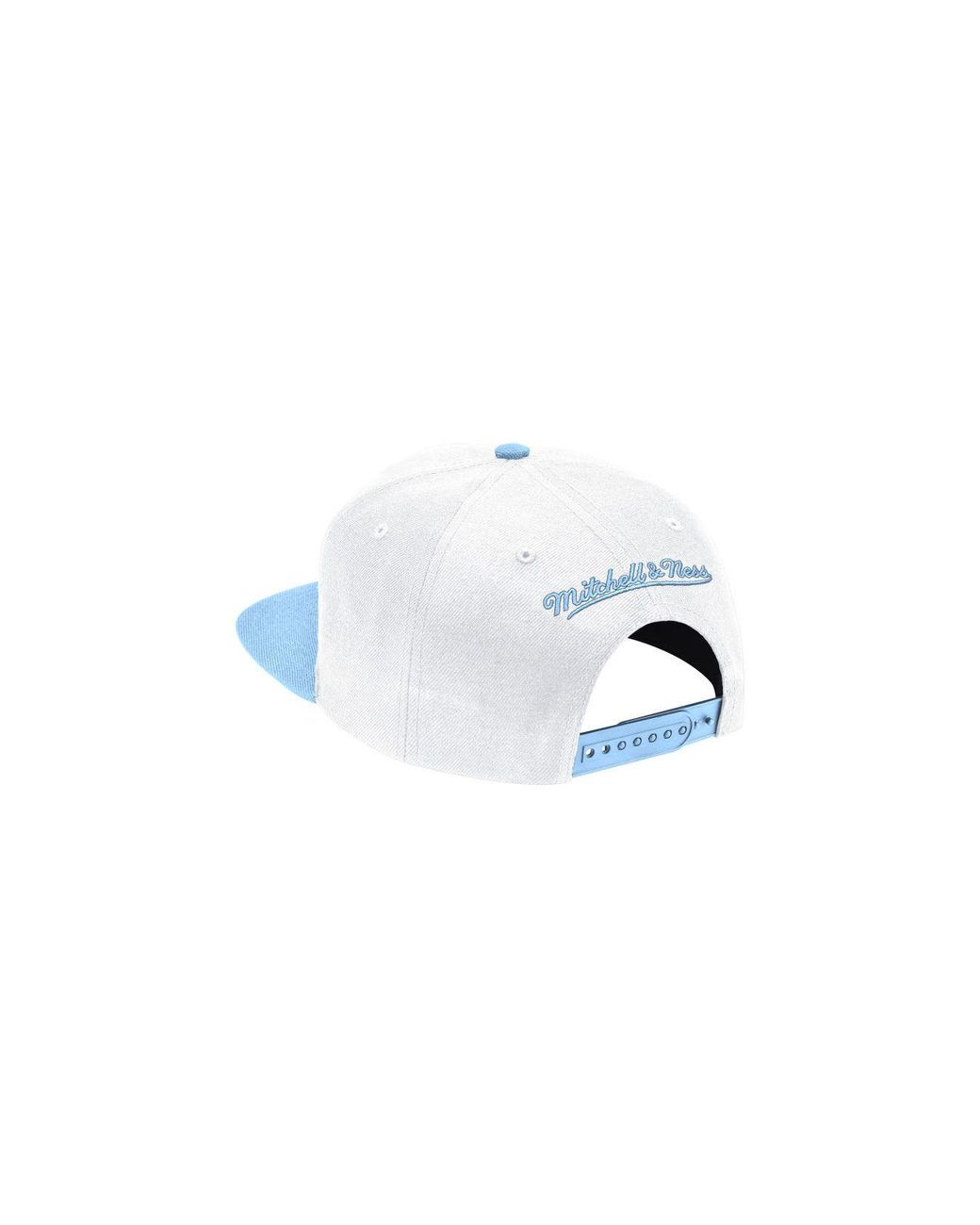 Mitchell & Ness Chicago Bulls Summer Suede Snapback Mens Hat (White)