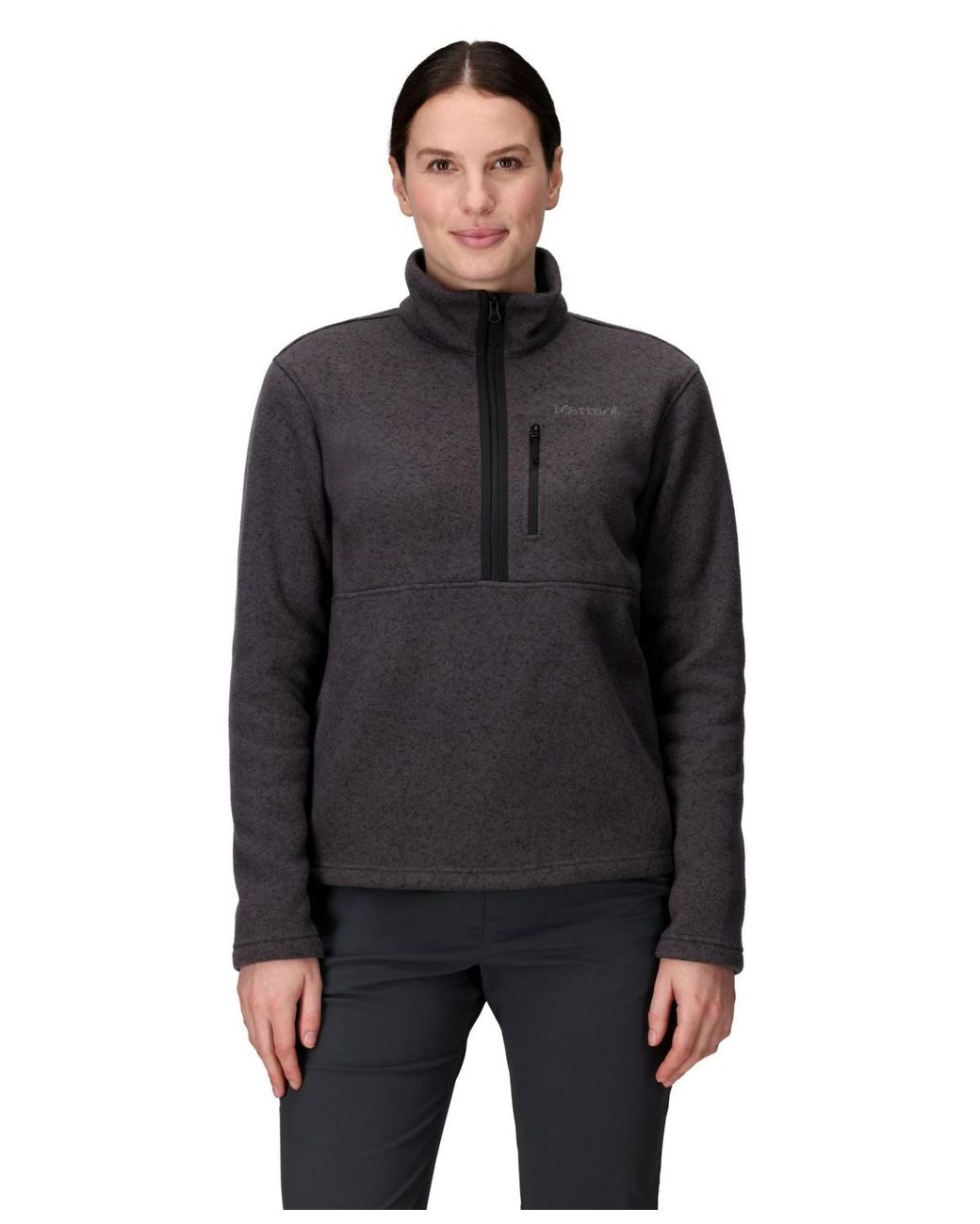 Marmot Black Drop Line 1/2 Zip Jackets