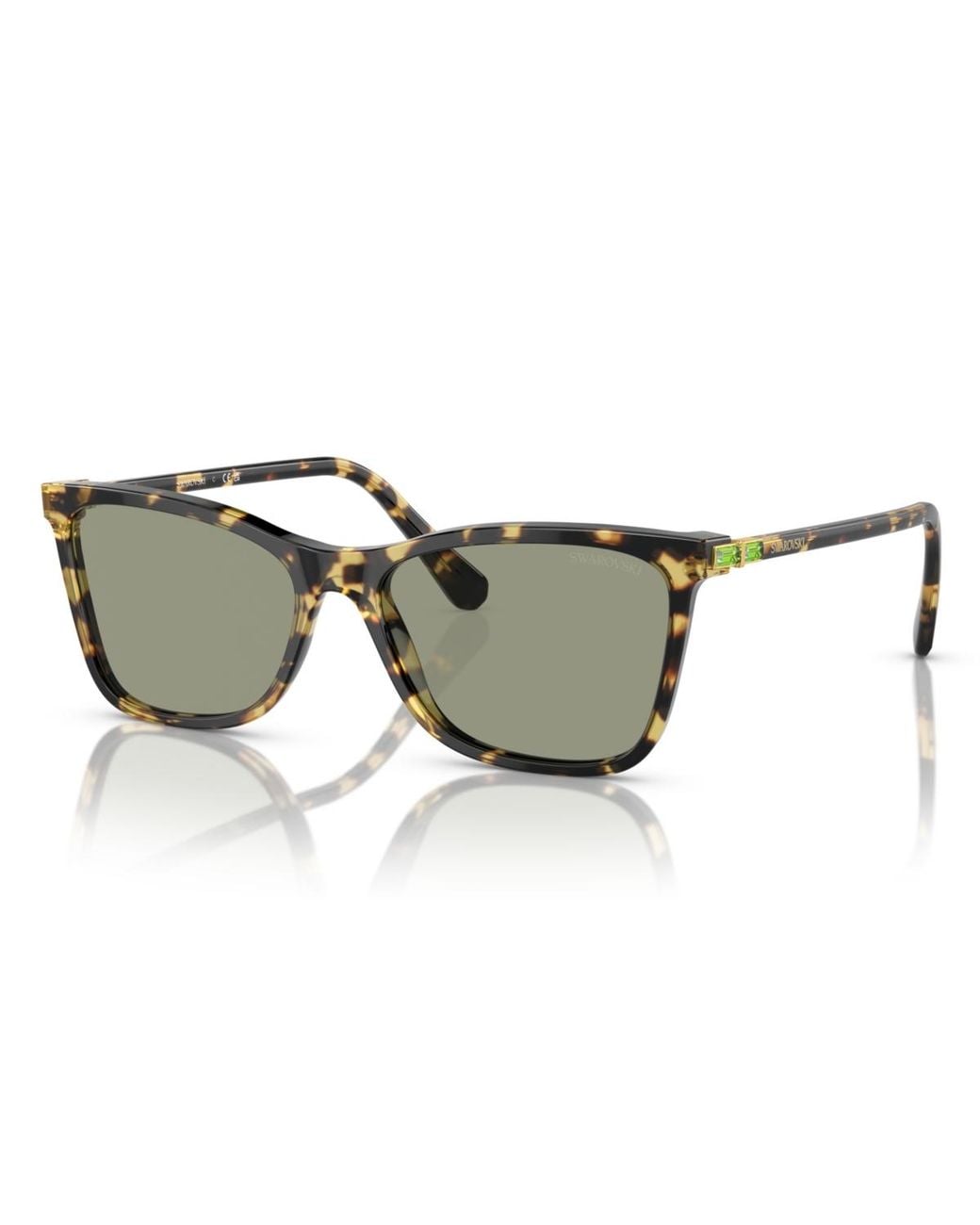Swarovski Green Sunglasses Sk6004