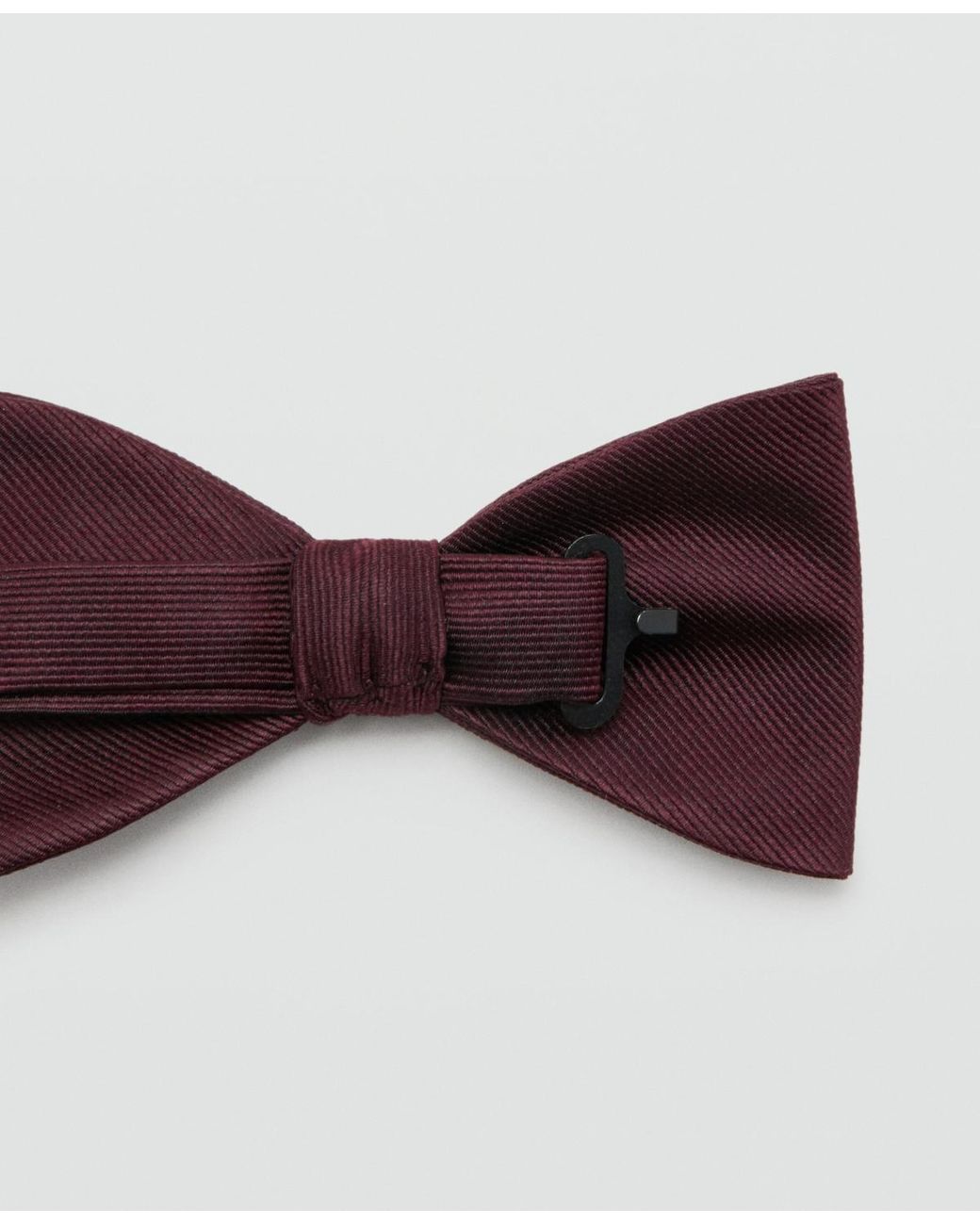 Mango Red Microstructure Classic Bow Tie for men