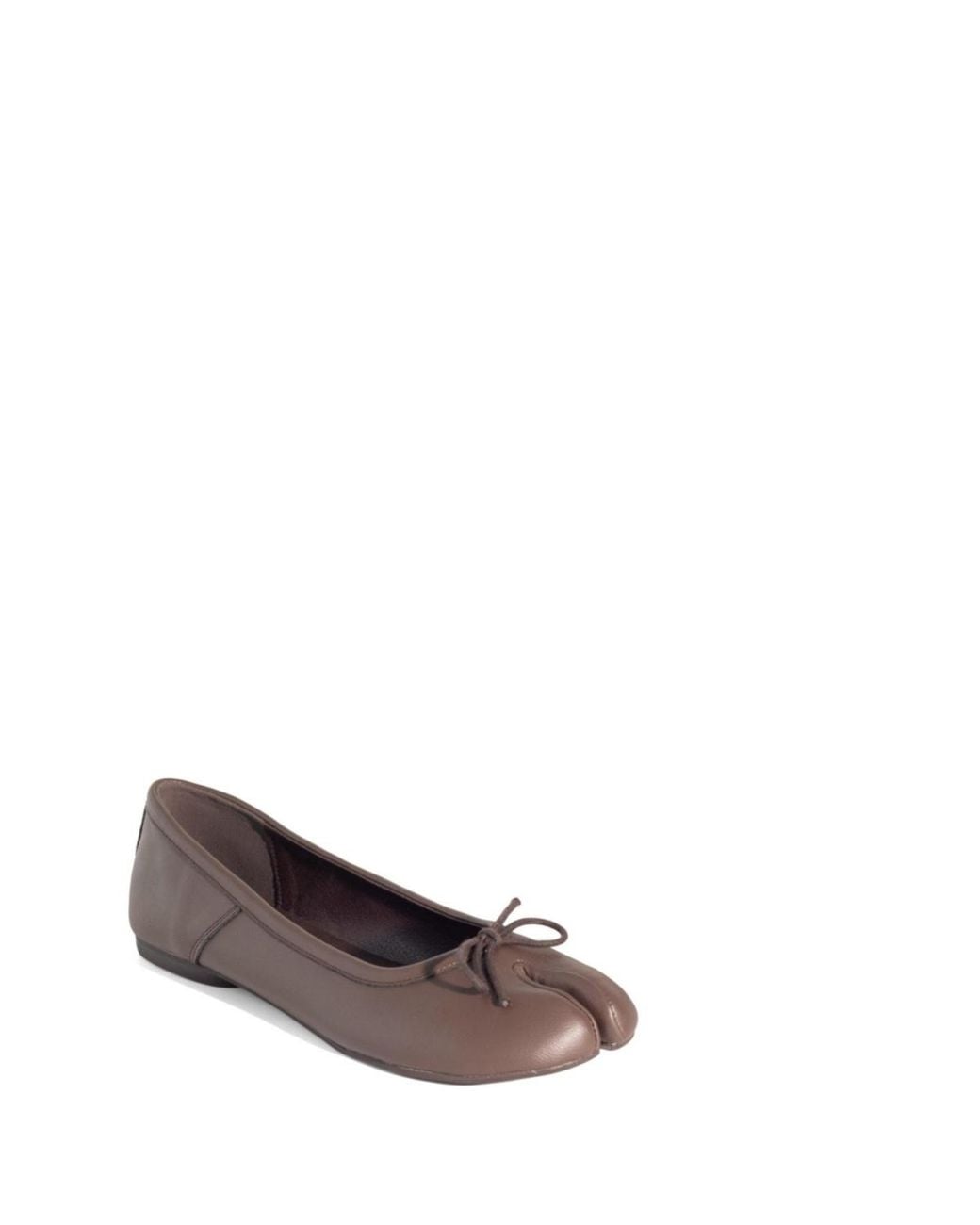 Therapy Australia Brown Hoshi Tabi Toe Ballet Flat