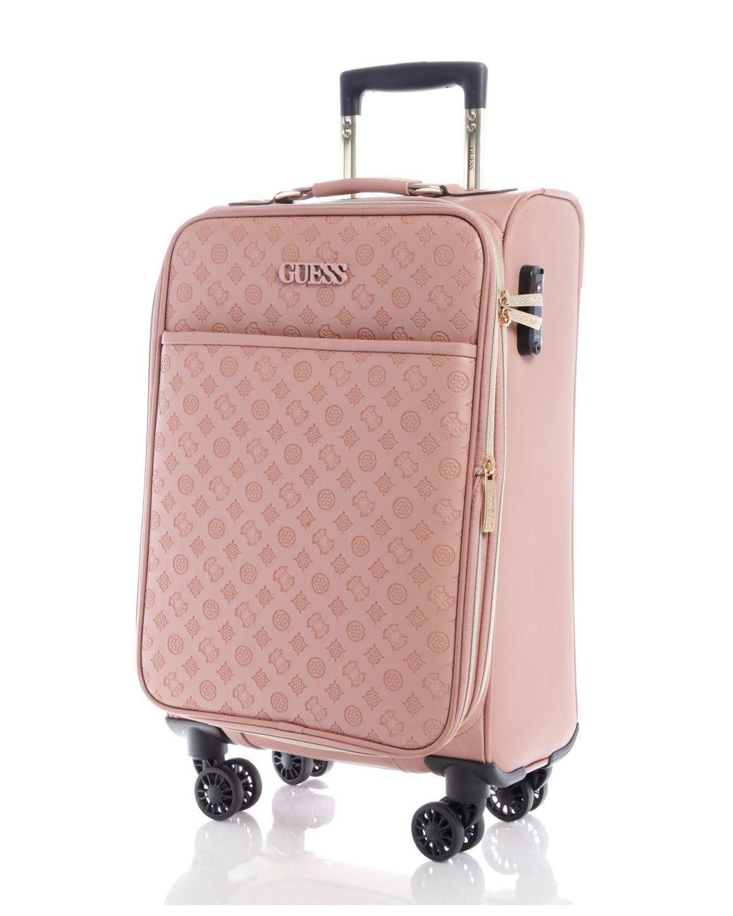 Guess Fashion Travel Janelle 20 Softside Carry on Spinner in Pink Lyst