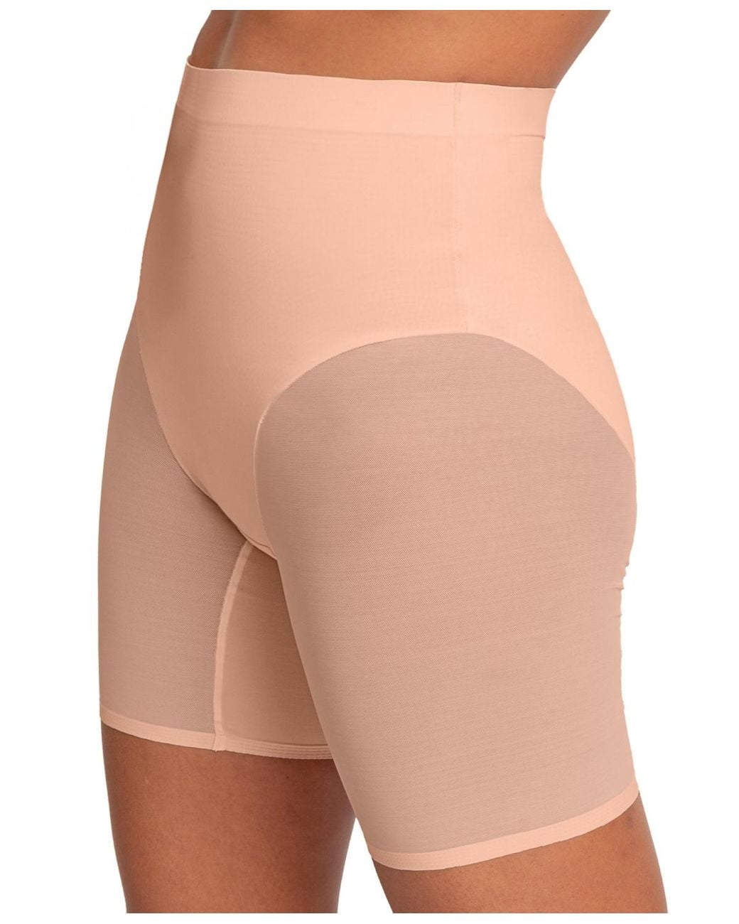 Shapermint Essentials Brown Mesh Shaping Shorts 4227376