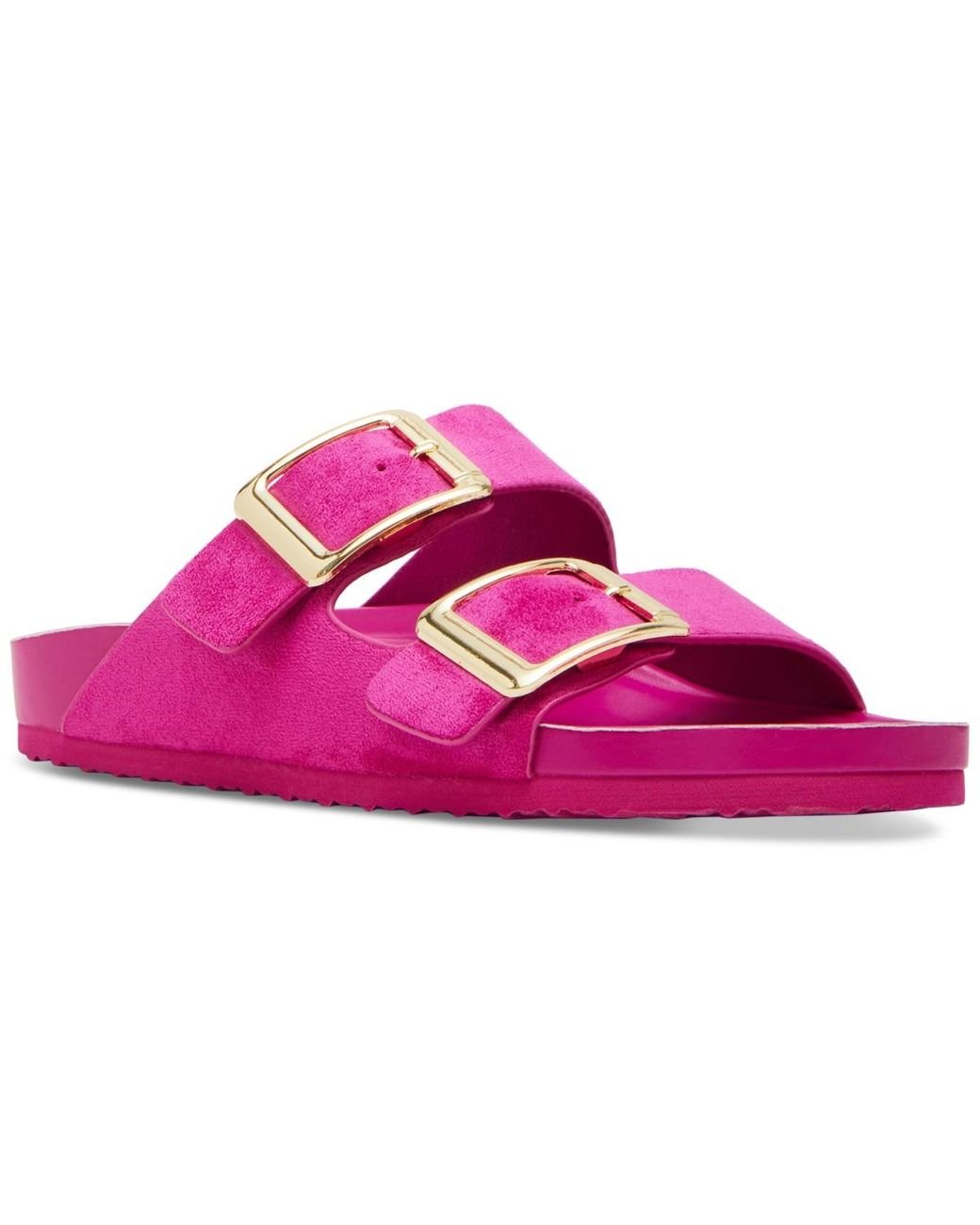 【Steve Madden】関税なし♪Bodie Buckle Footbed Slide Sandals Madden Girl Bodie Buckle Footbed Slide Sandals - Macy's