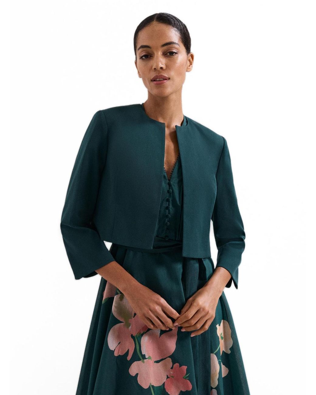 Phase Eight Blue Arlette Teal Jacket