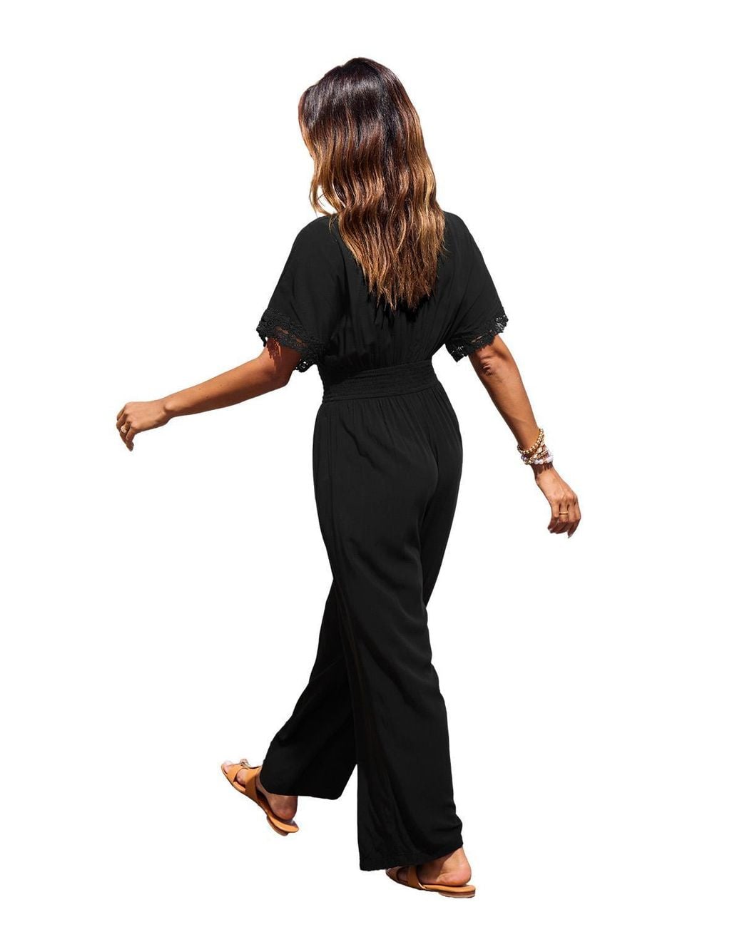 CUPSHE Black Brilliant Idea Jumpsuit
