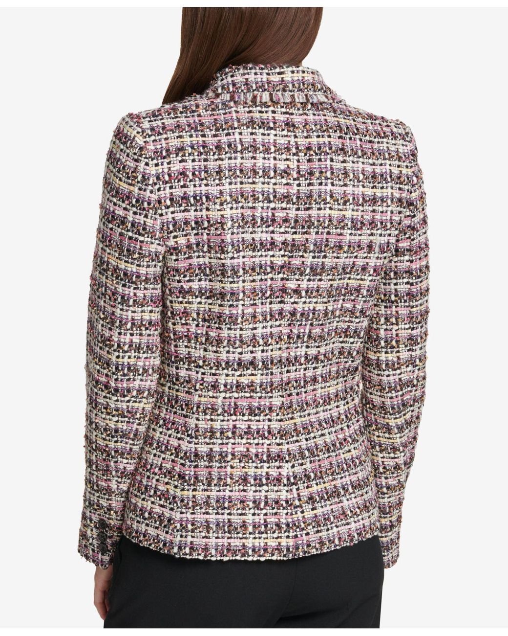 DKNY Tweed Blazer Created For Macy s Lyst
