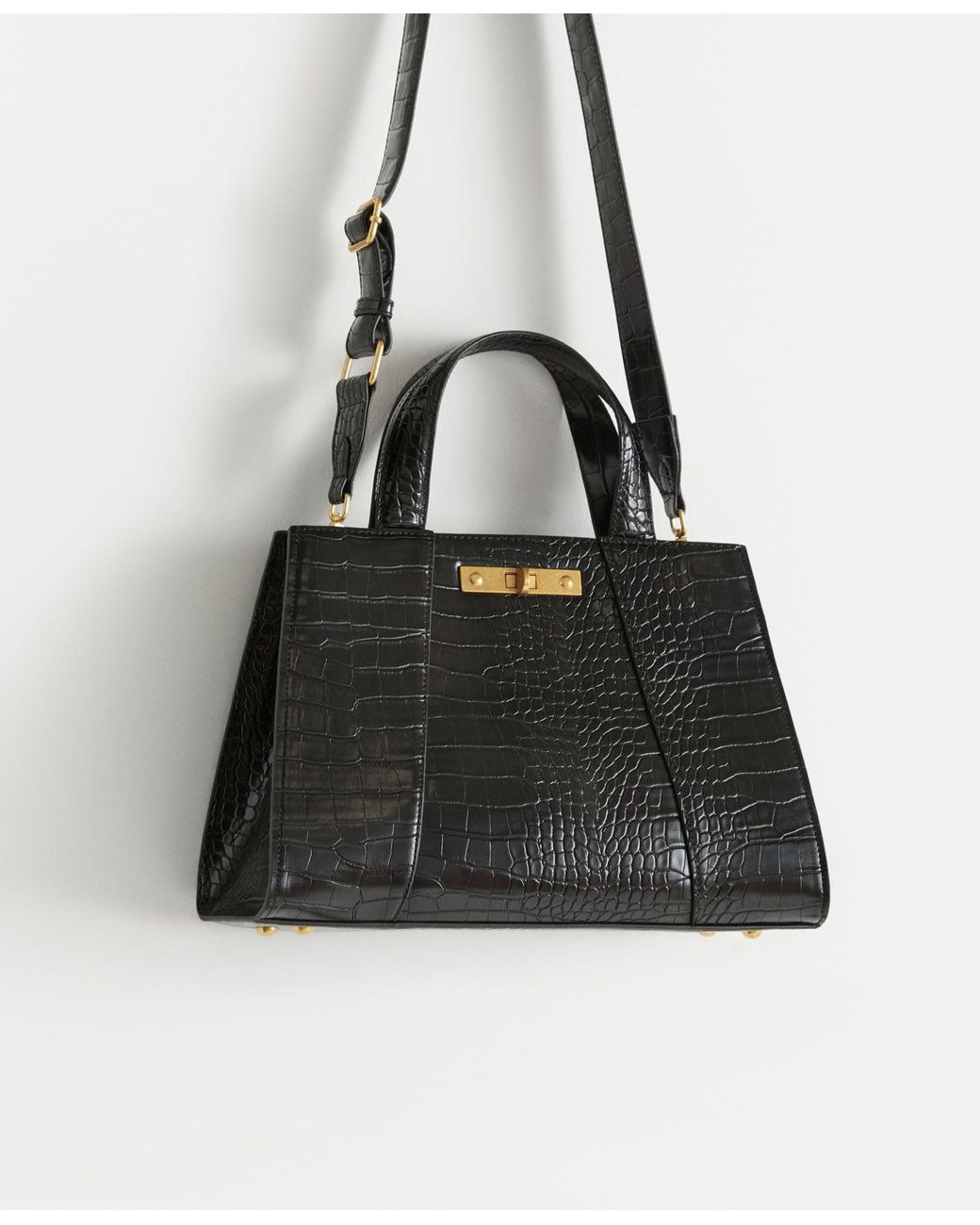 Mango outlet croc bag