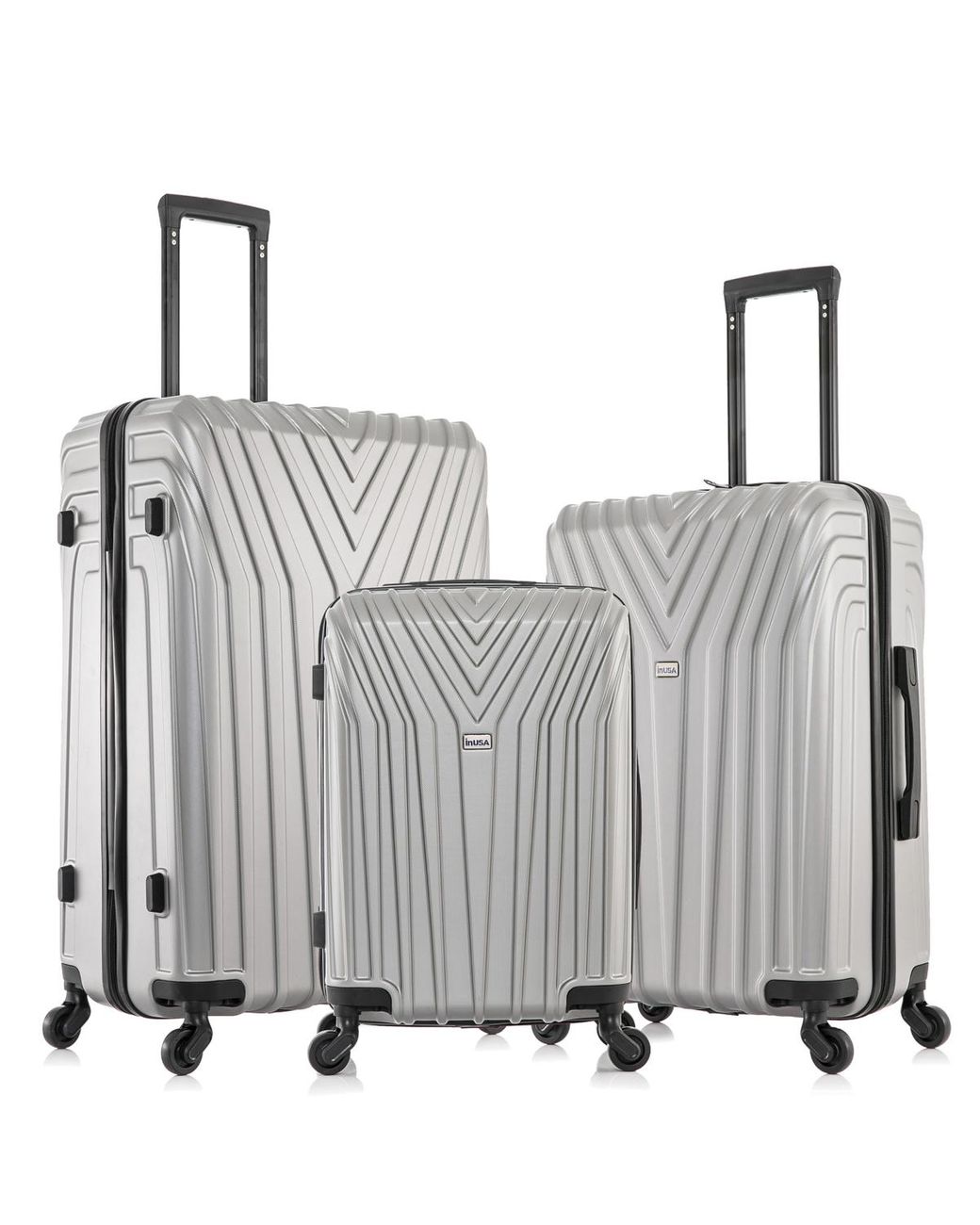 InUSA Vasty Lightweight Hardside Spinner luggage Set in Gray | Lyst