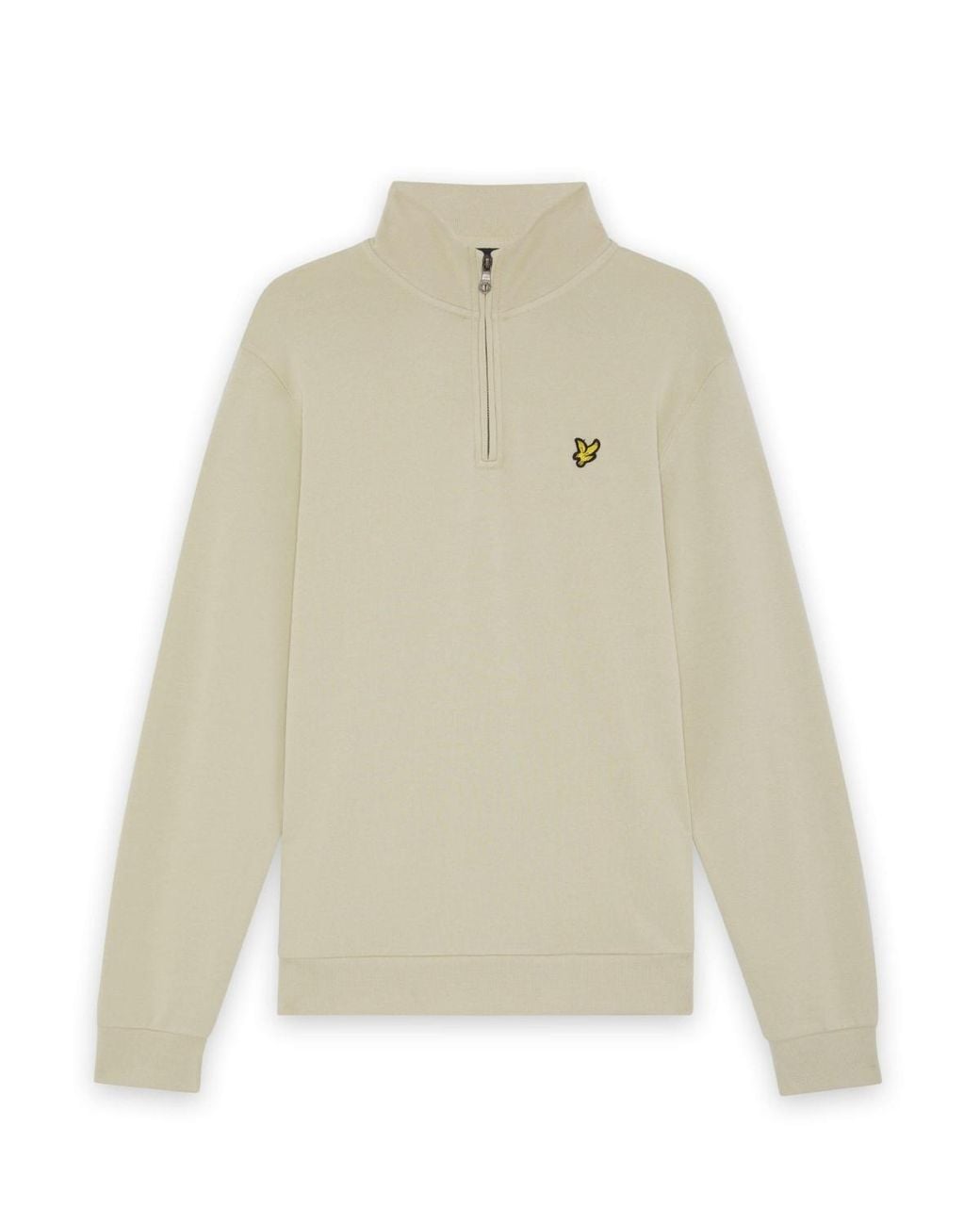 Lyle & Scott Natural Loopback Quarter Zip Sweat for men