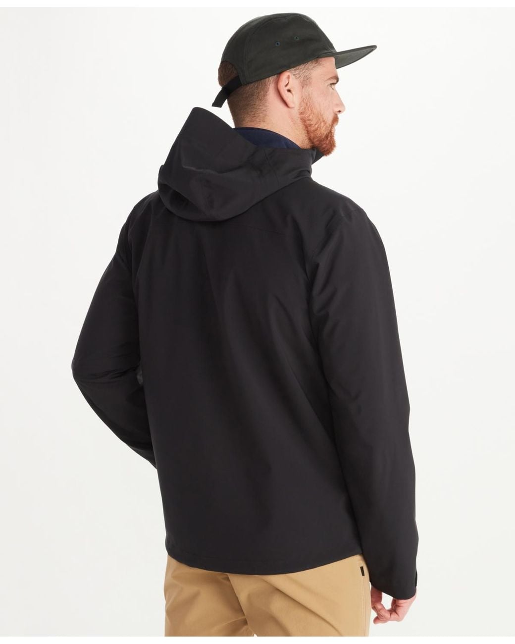Marmot Black Precip Eco Pro Jacket for men