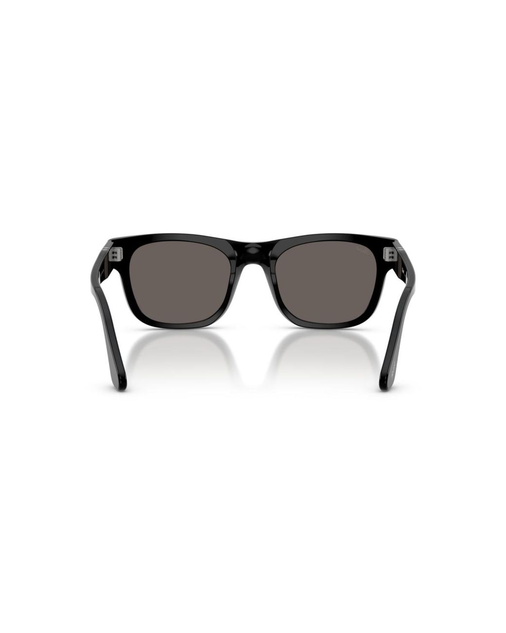 Persol Black Rectangle Sunglasses