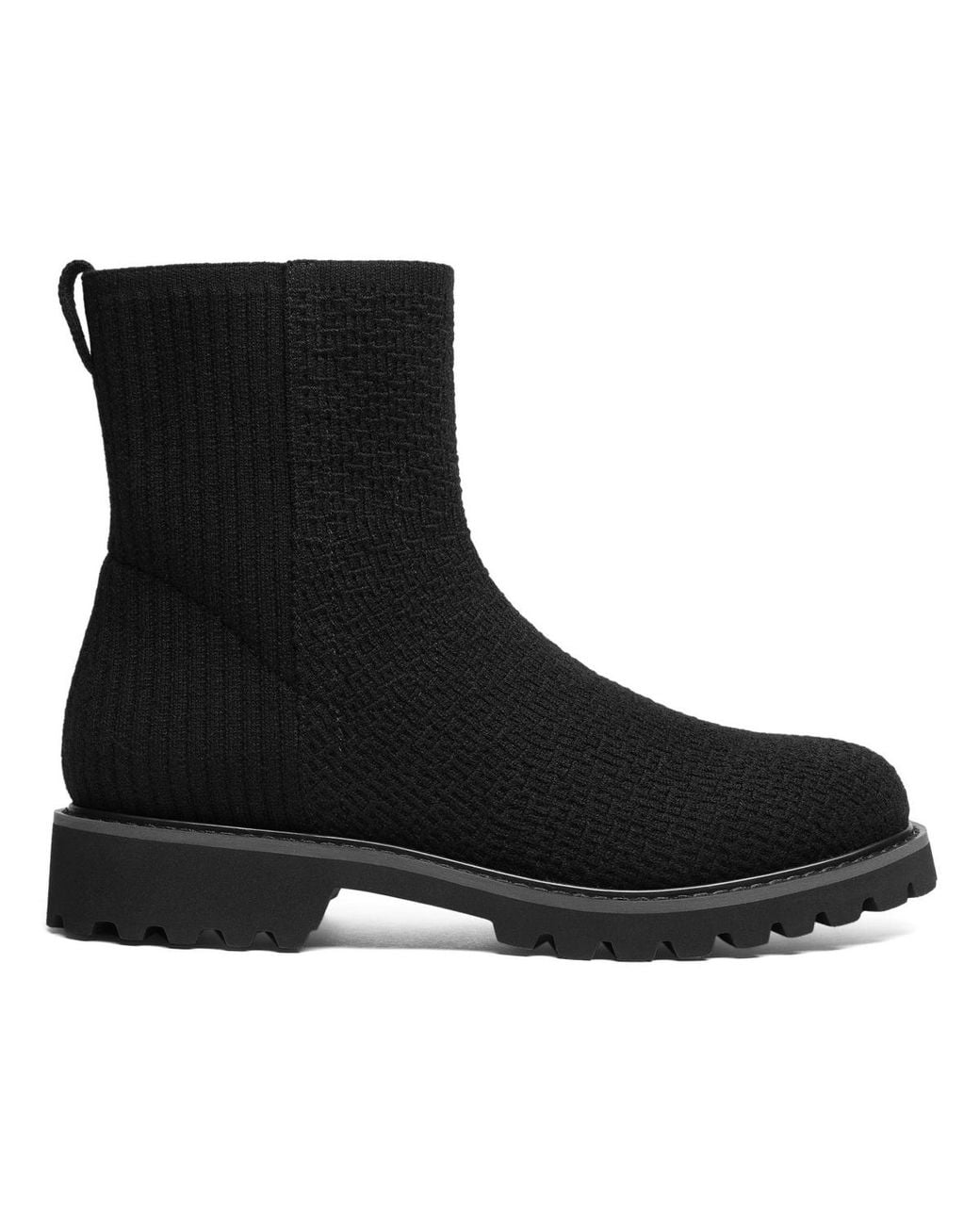 VIVAIA Freja Slip-on Round-toe Wool-blend Ankle Boots in Black | Lyst