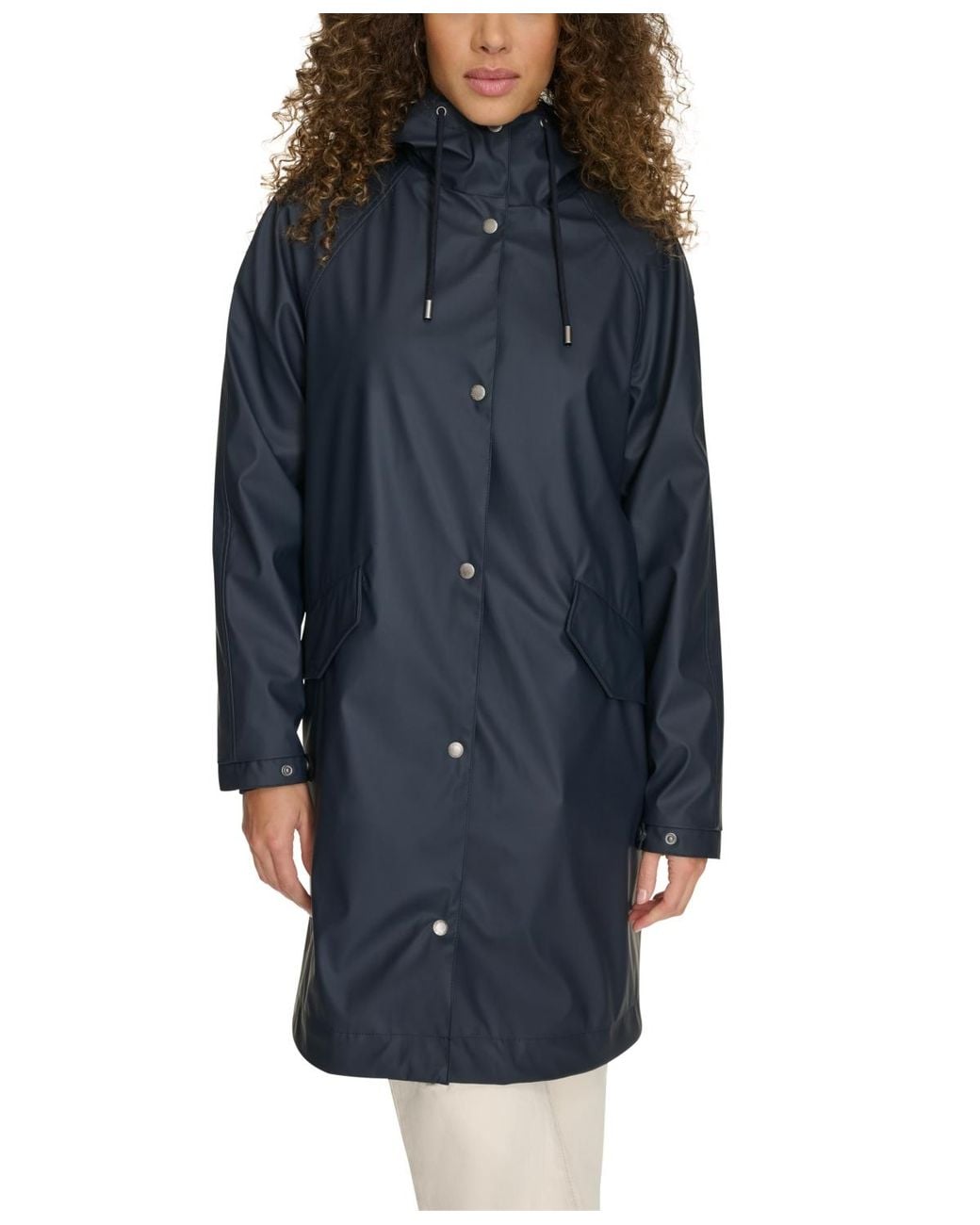 Levi's Blue Raglan Sleeve Rain Collar Jacket
