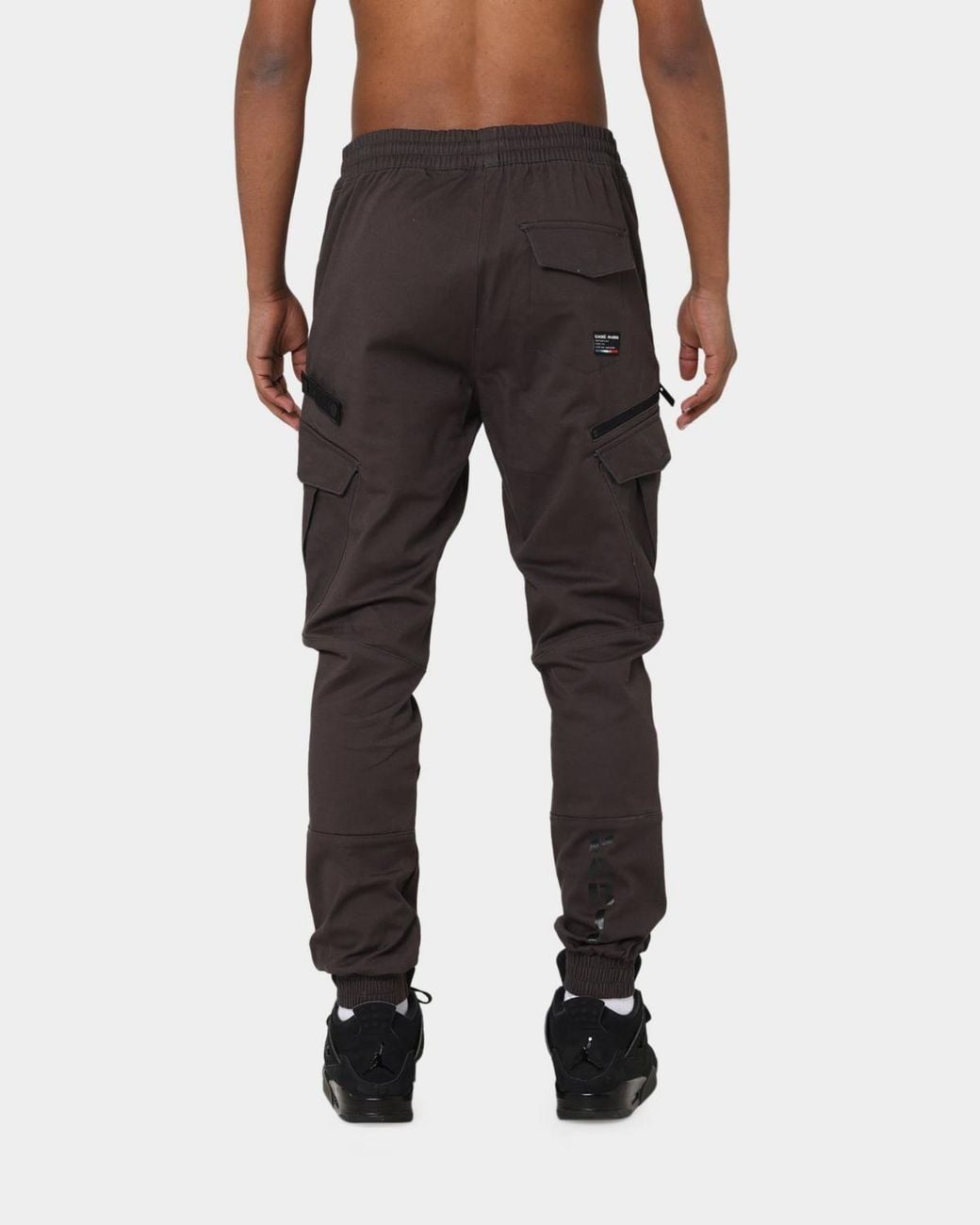 carre Black Evolution Cargo joggers for men