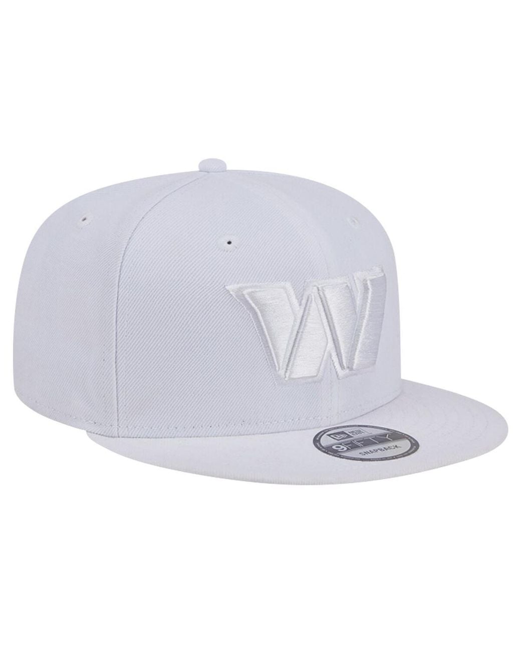 KTZ White Washington Commanders Main On 9fifty Snapback Hat for men