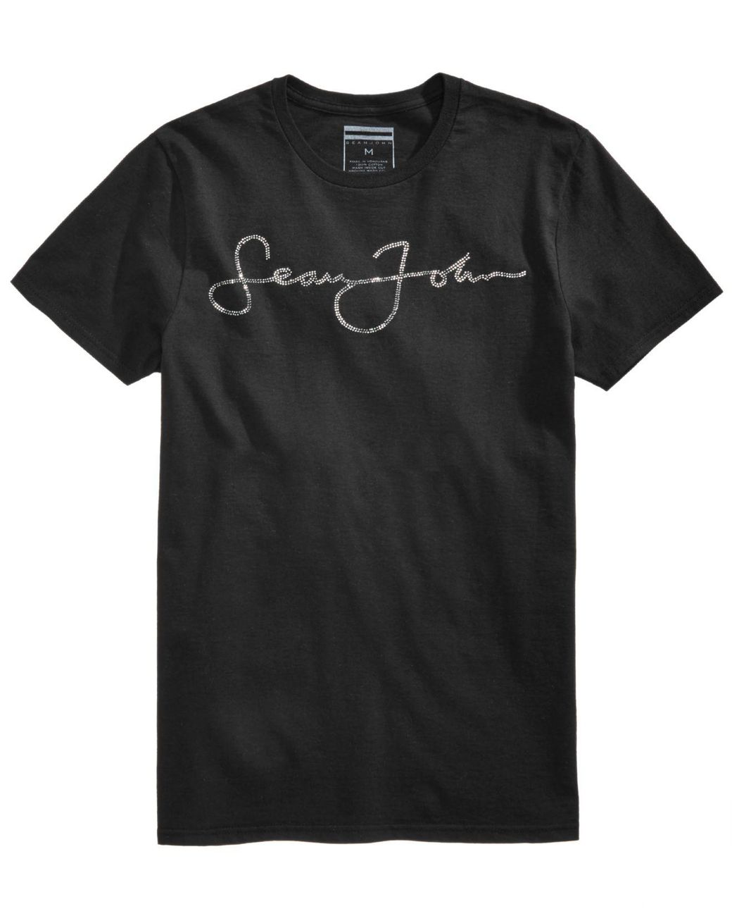 Time Useful discount Sean John Signature Script Rhinestone Logo T-shirt, Created For Macy's in  Black for Men | Lyst