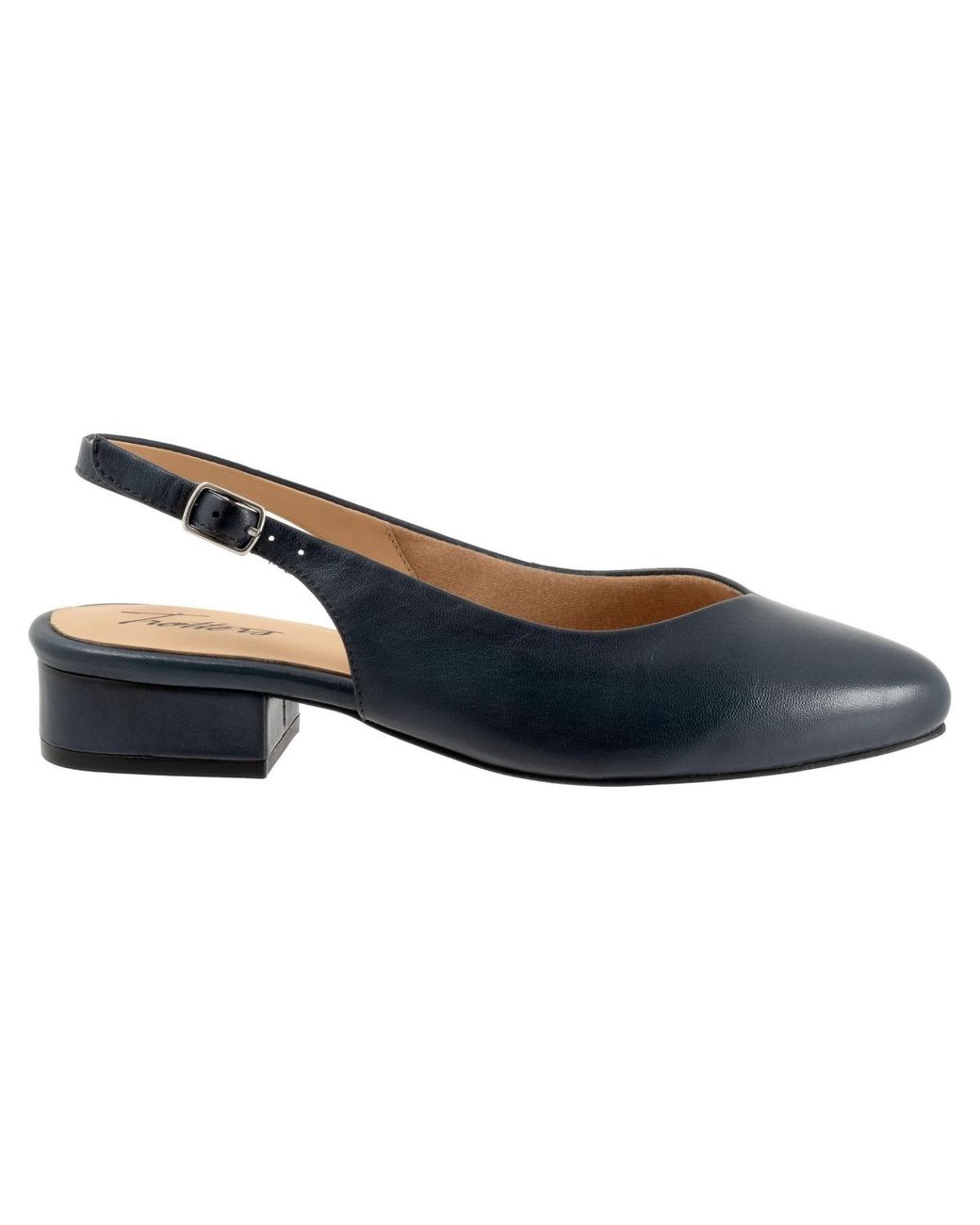 Trotters Blue Jessa Flat