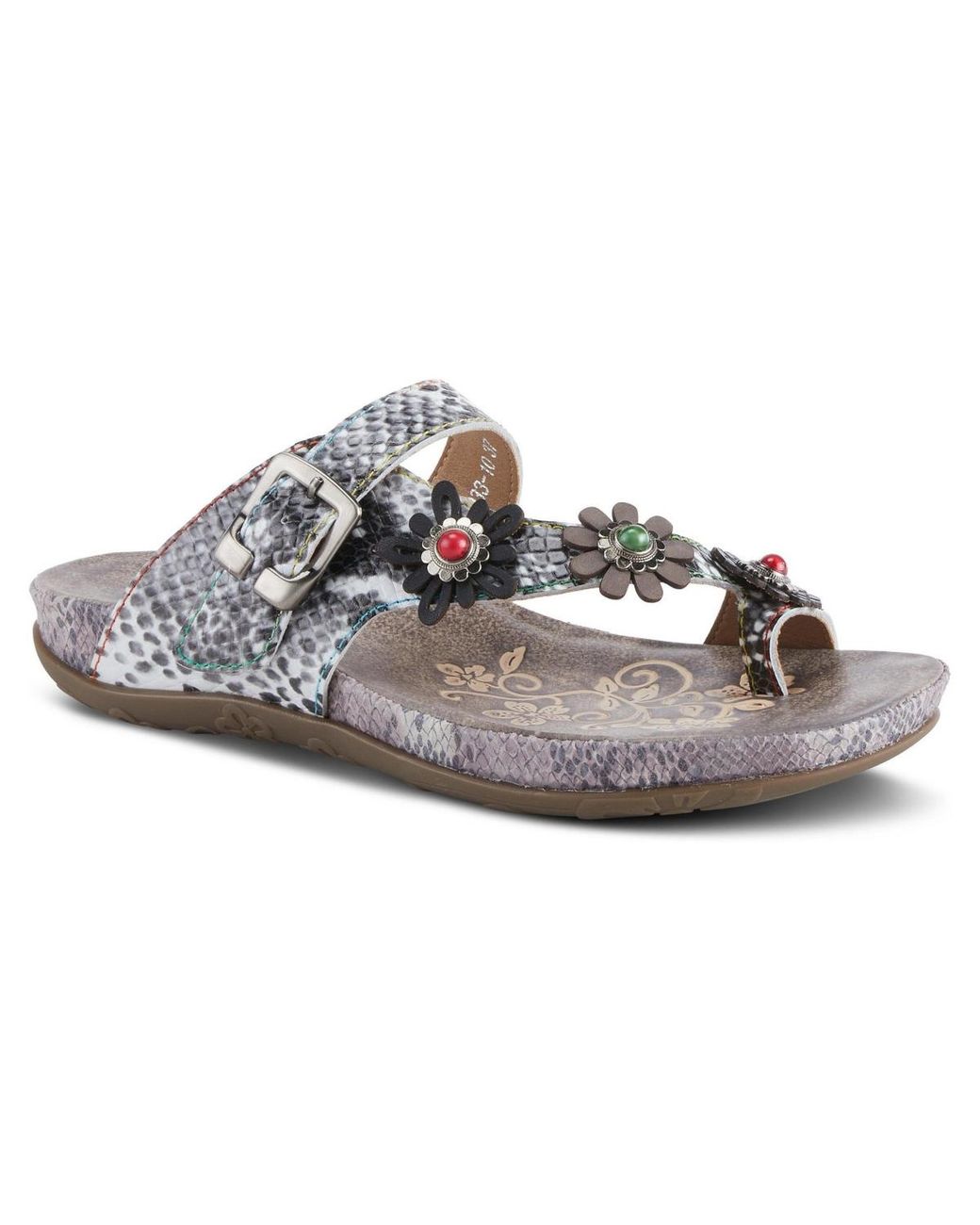 L'ARTISTE White Spring Step Kindness Slide
