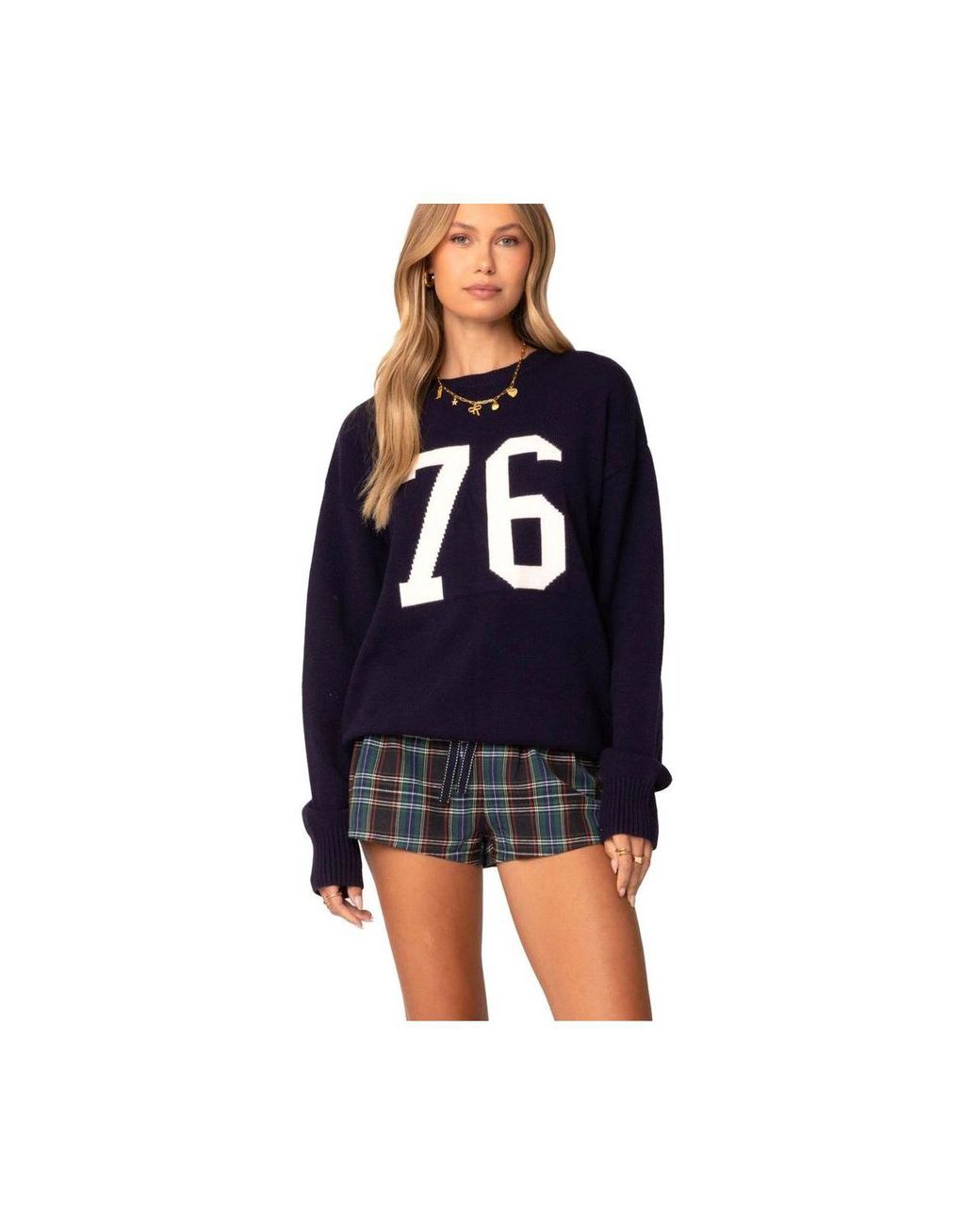 Edikted 76 Sweater in Blue | Lyst