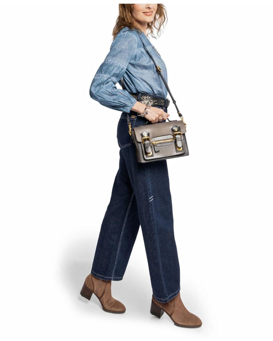 Old Trend Black Aster Mini Satchel
