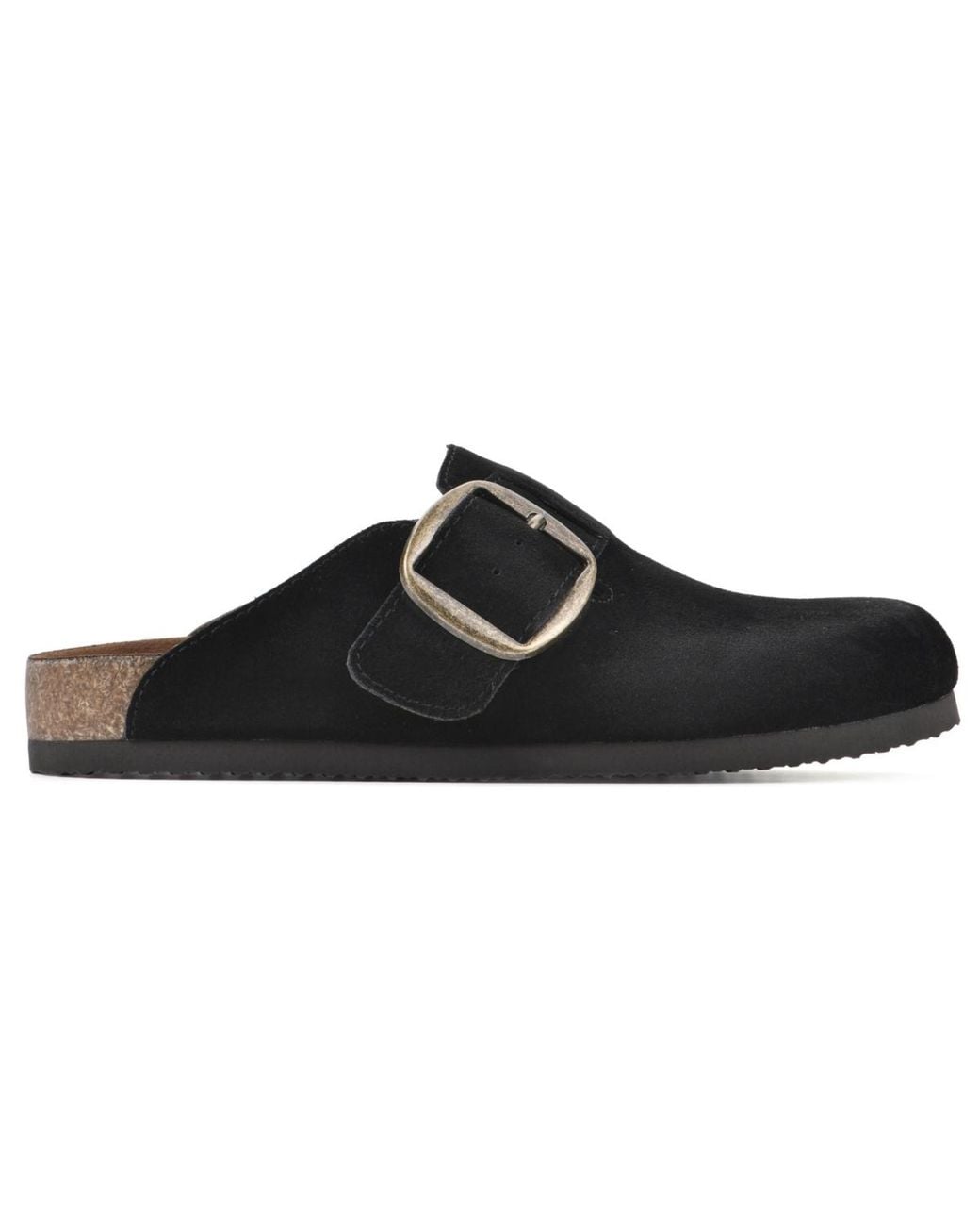 White Mountain Black Big Easy Slip On Clogs