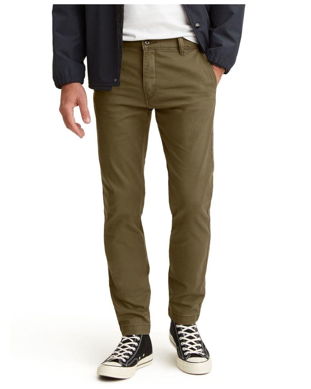 Levi's Cotton Big & Tall Xx Standard Tapered Fit Chino Pants in Olive ...