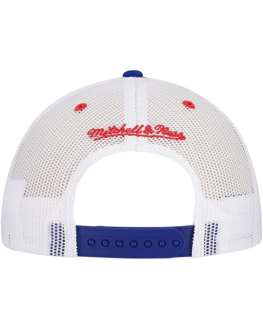 Mitchell & Ness Blue Chicago Cubs Sideline Trucker Adjustable Hat for men