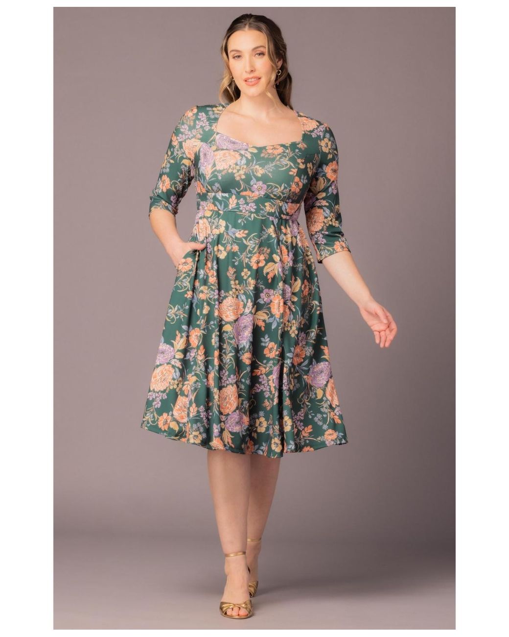 amazon denim dresses icon logo hi-res stock photography and images Color:Apricot LONG - SLEEVED DRESS rodeo drop 1