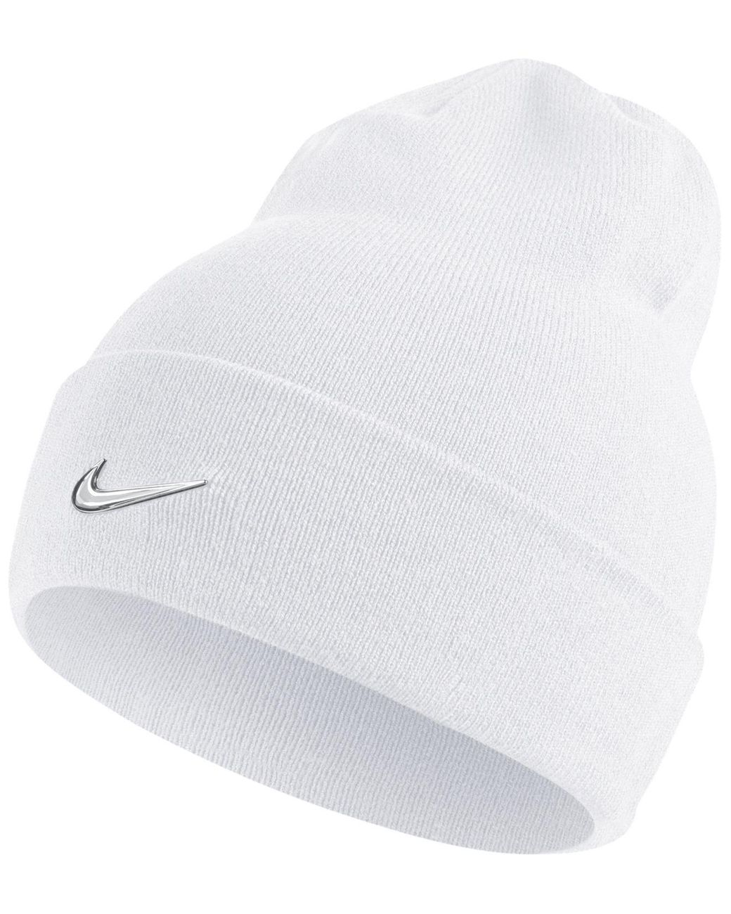 Nike Men's Swoosh Beanie in White for Men | Lyst