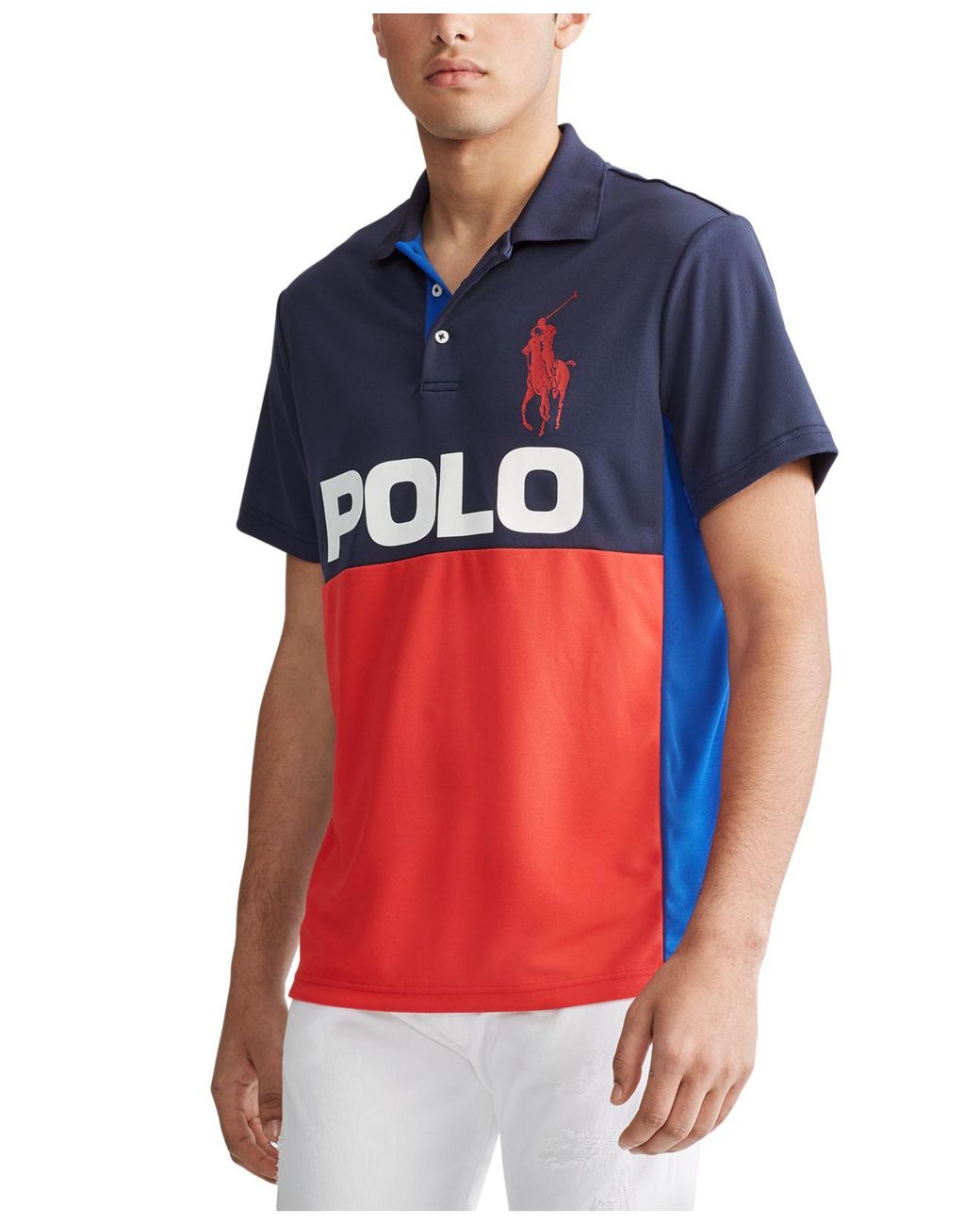 NEW Polo Ralph Lauren Big and Tall Big Pony Performance Sweat Wicking Polo Shirt