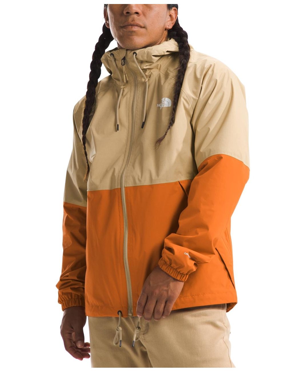 The North Face Antora Hooded Rain Jacket in Orange for Men Lyst