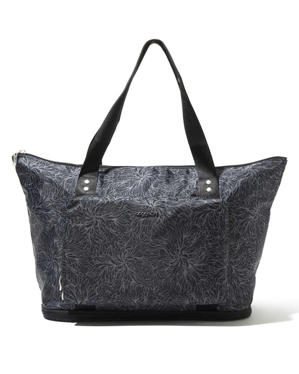 Baggallini Black Carryall Packable Tote
