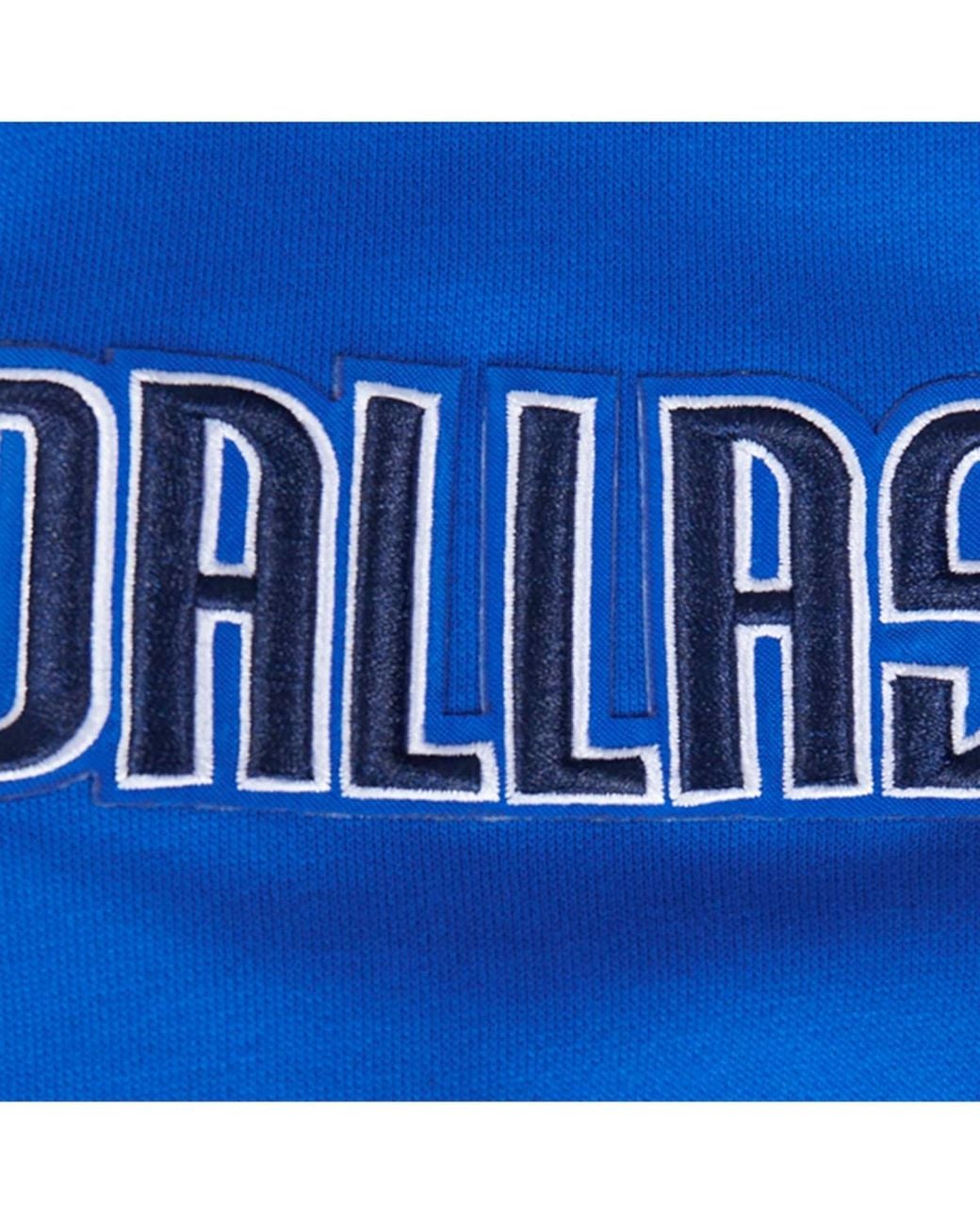 Pro Standard Blue Dallas Mavericks Area Code Pullover Hoodie for men