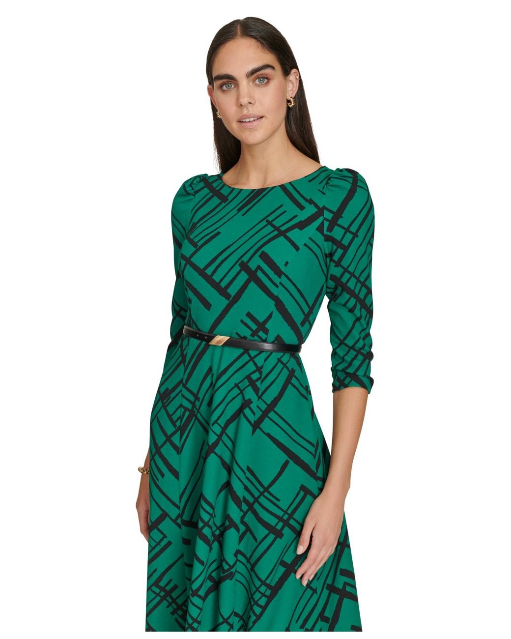 Fashion Calvin Klein Belted A Line Midi Dress Calvin Klein Belted A-line Midi Dress In Green Lyst Fashion Calvin Klein Belted A Line Midi Dress Calvin Klein Belted A-line Midi Dress In Green Lyst