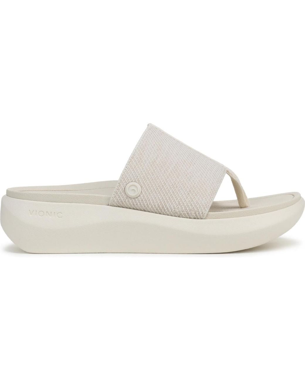 Vionic White Aqua Thong Sandals