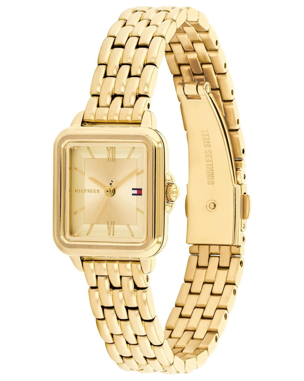 Tommy Hilfiger Metallic Quartz Tone Stainless Steel Bracelet Watch