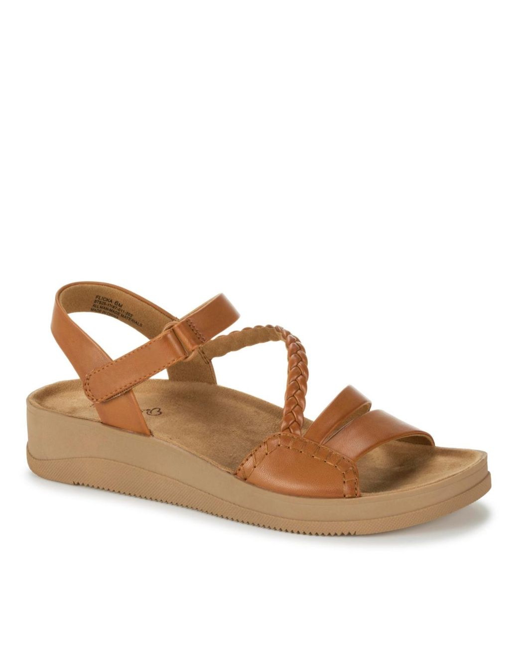 BareTraps Brown Flicka Wedge Sandals