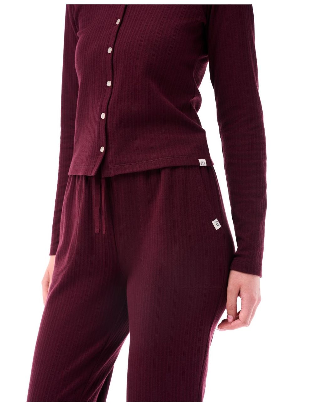 Gap Purple Solid Cardigan