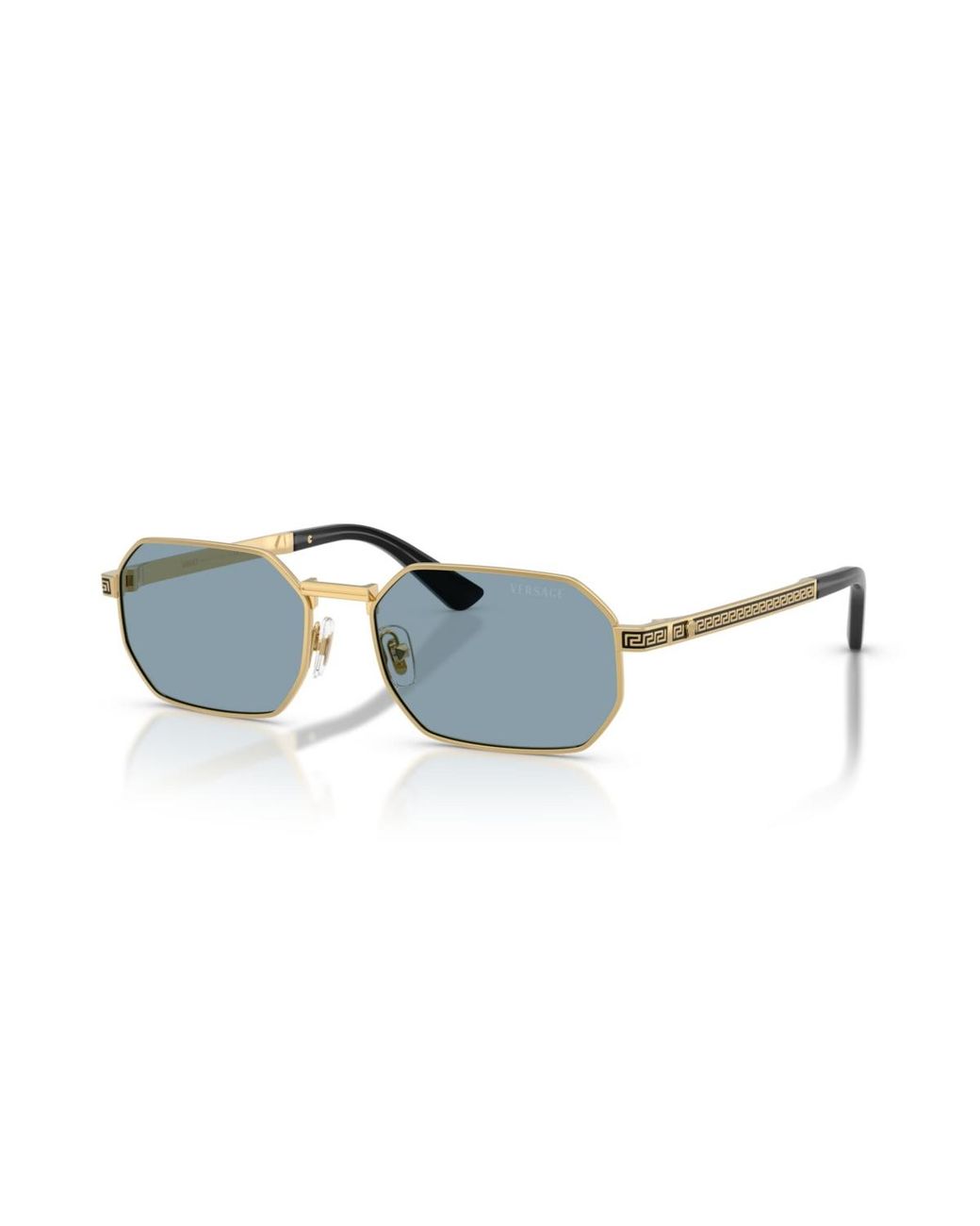 Versace Blue Rectangle Sunglasses for men