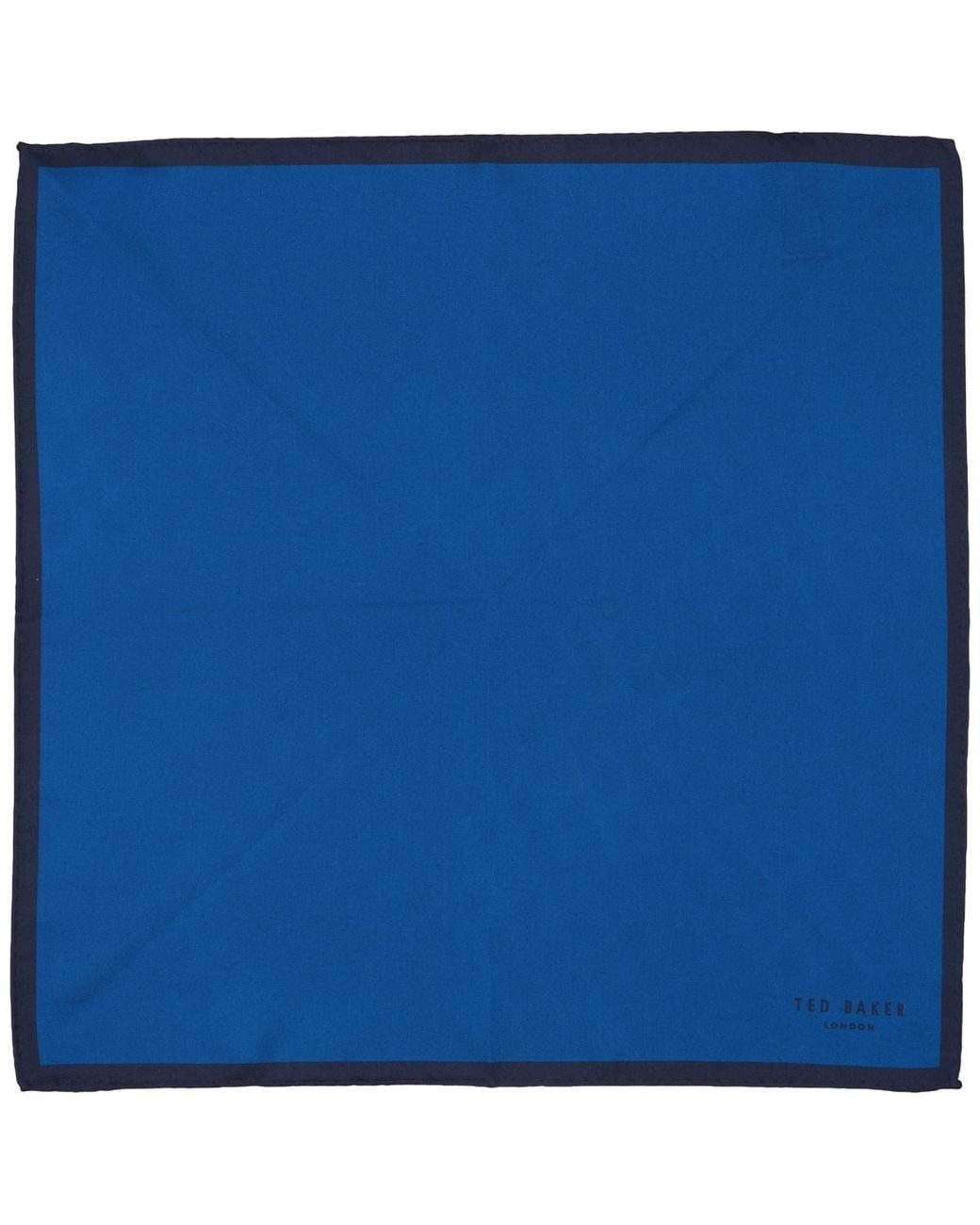 Ted Baker Blue Ted Baker Solid Pocket Square for men
