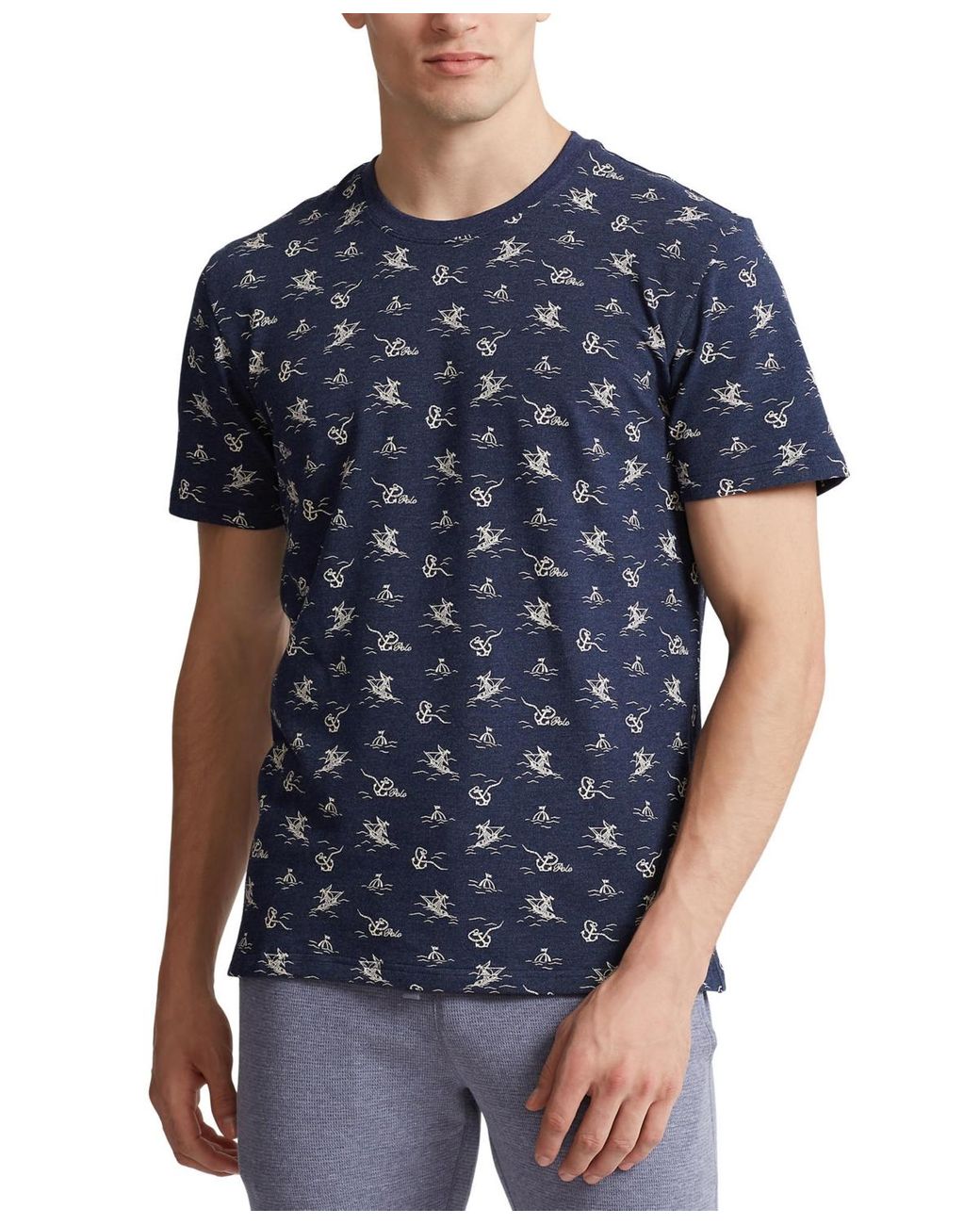 Polo pajama shirt discount