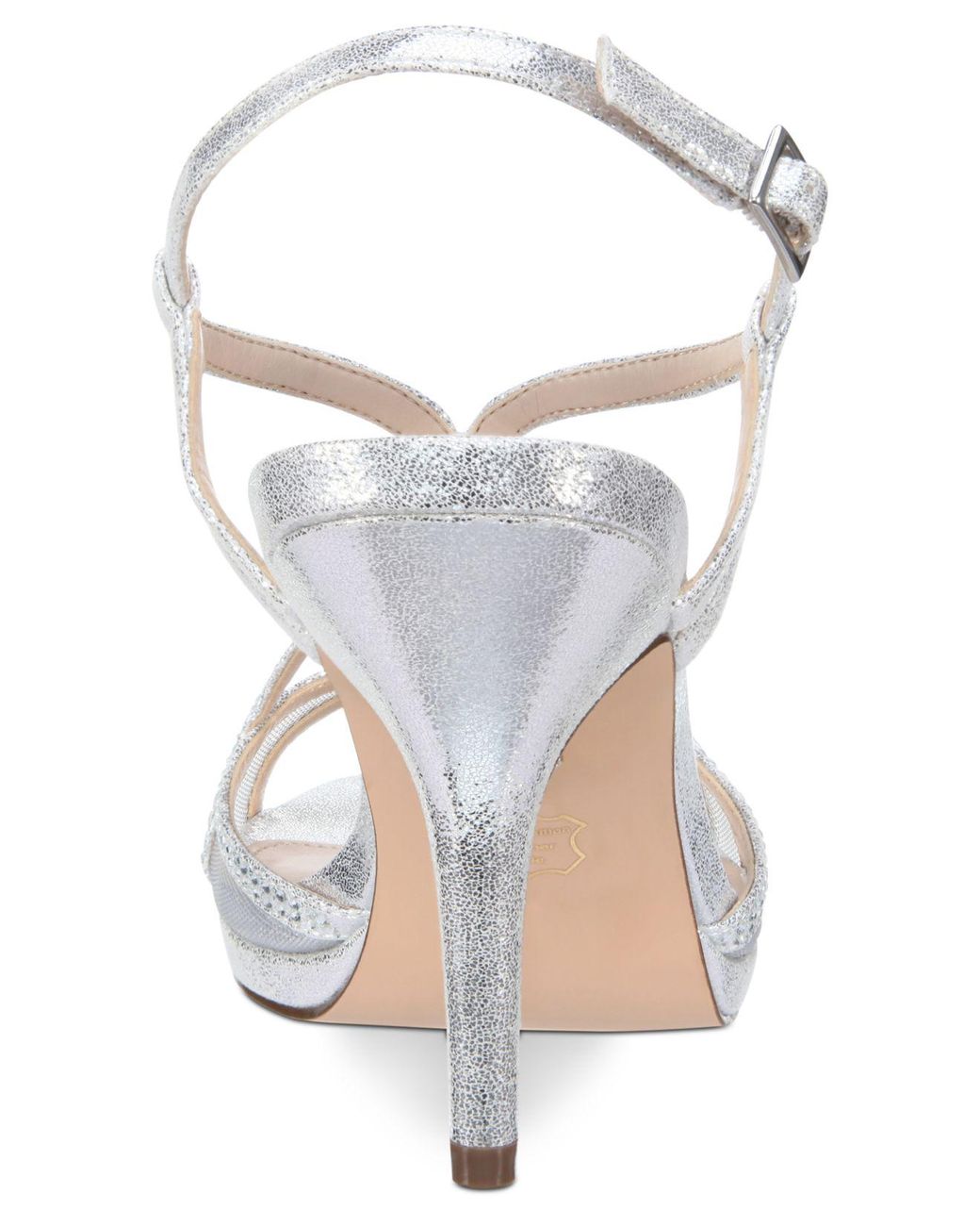 nina blossom strappy embellished evening sandals