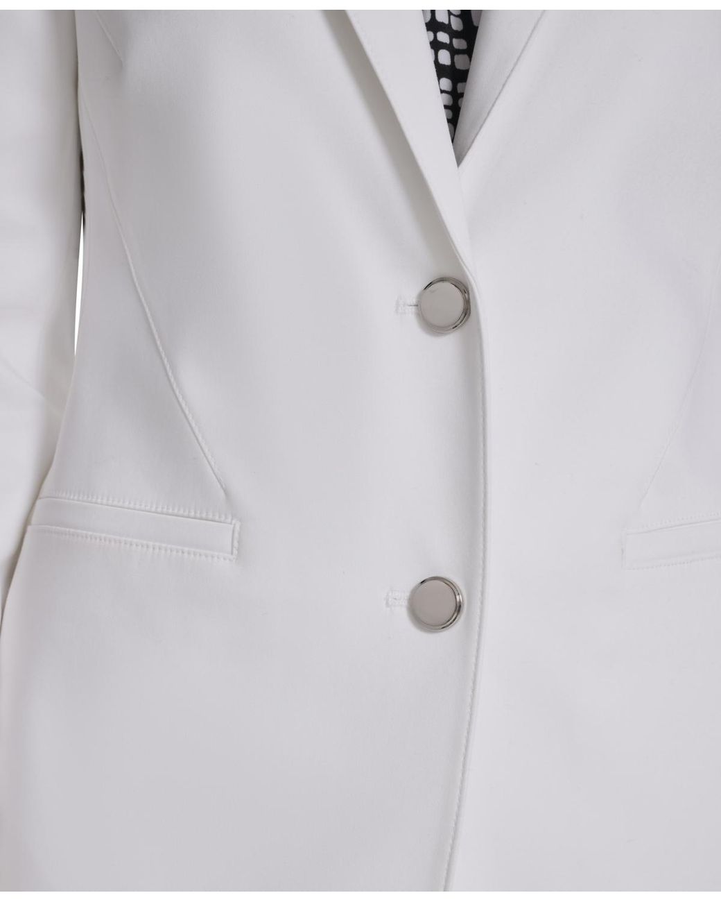 Calvin Klein White Two-button Jacket