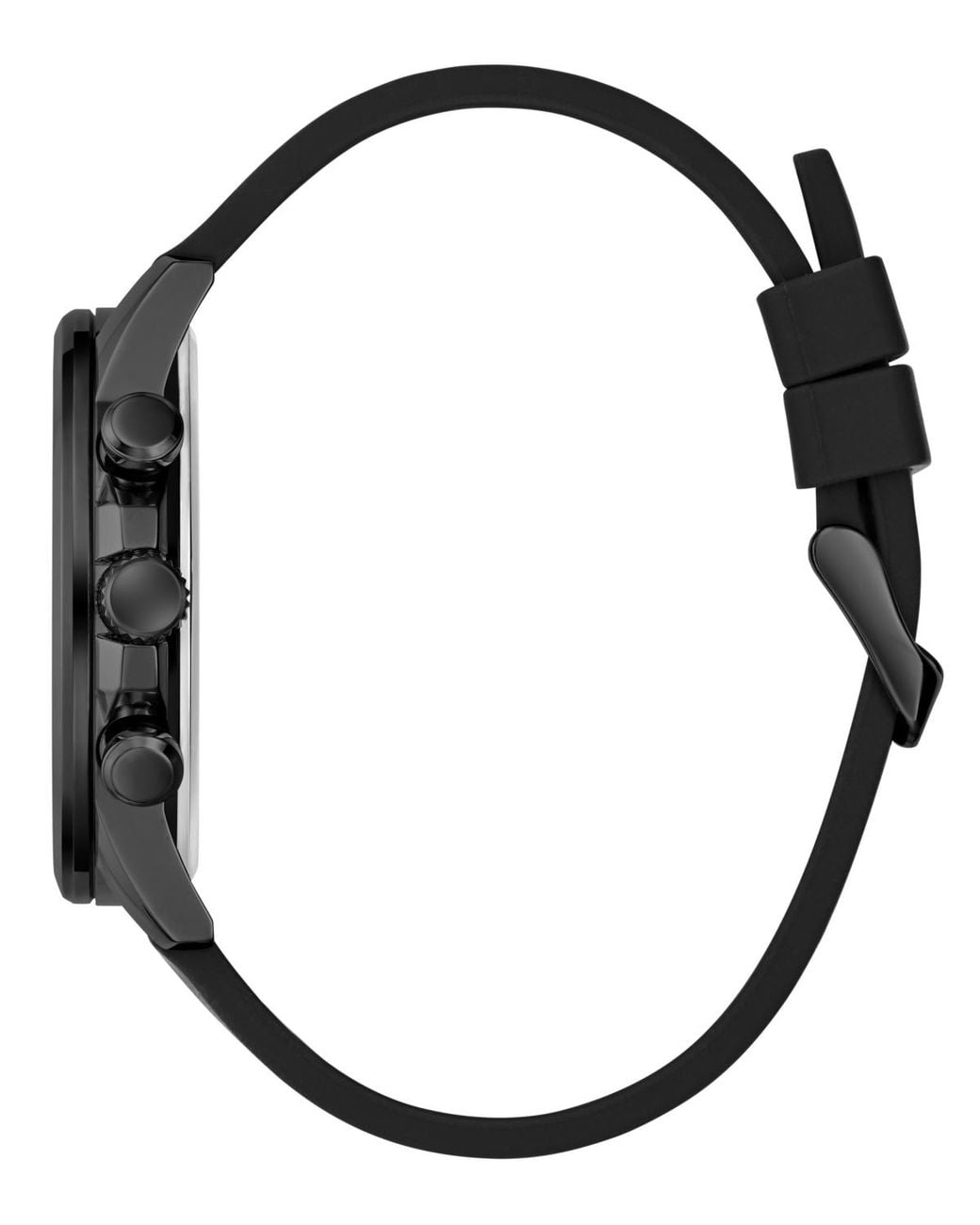 Guess Gray Multi-function Silicone Watch for men