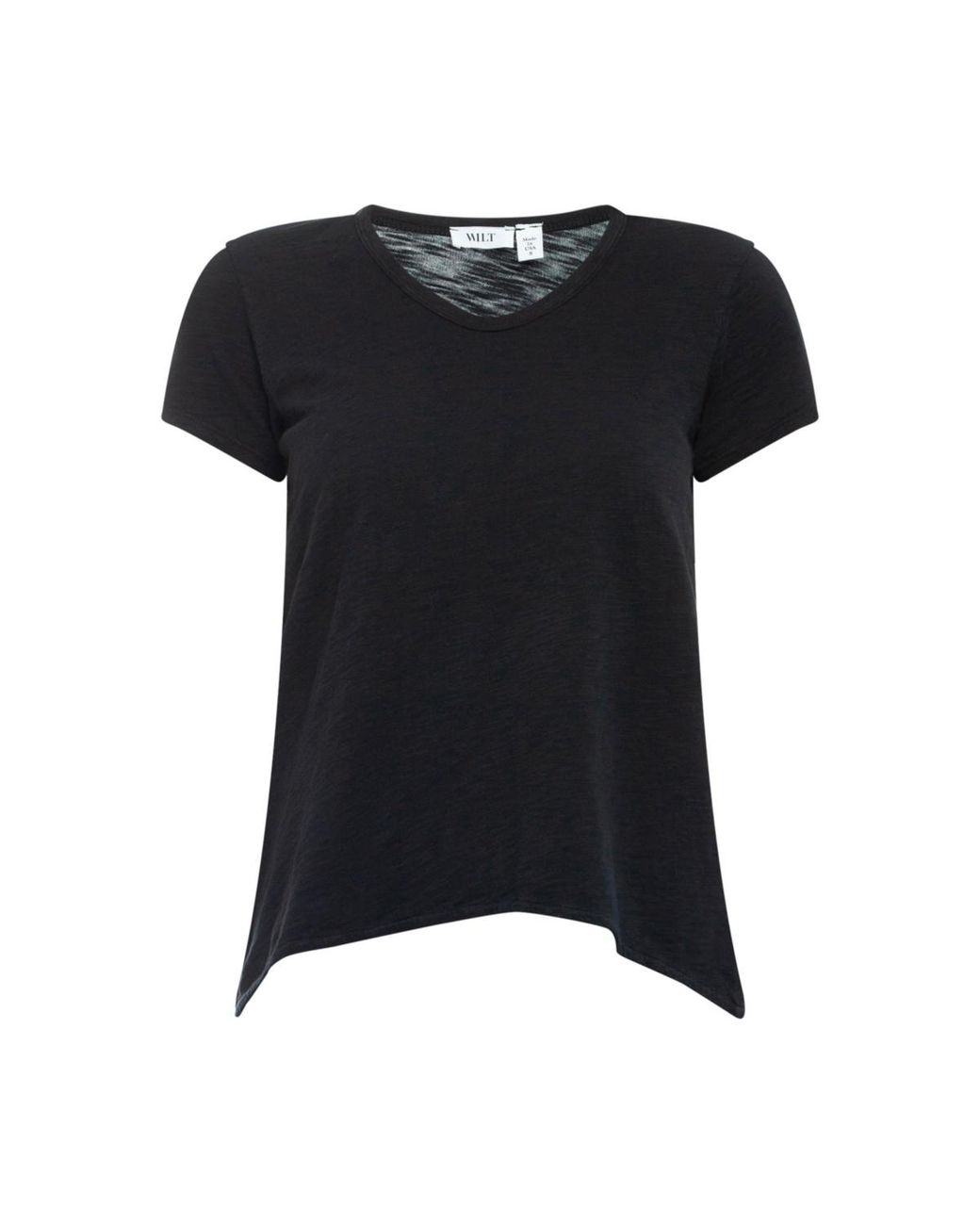 Wilt Black Short Sleeve Shrunken Boyfriend Tee