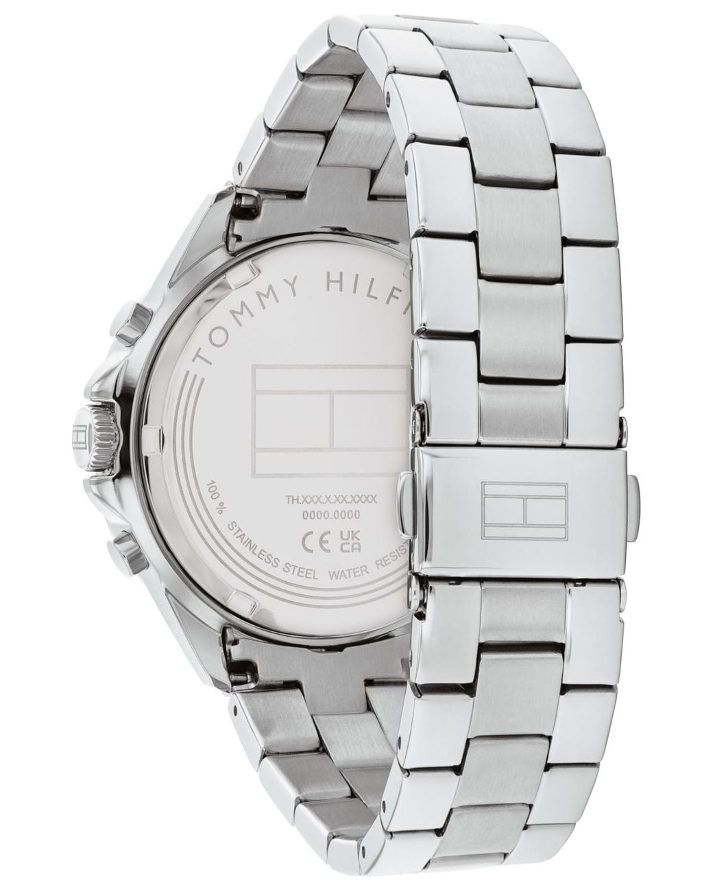 Tommy Hilfiger Gray Multifunction -tone Stainless Steel Watch 40mm